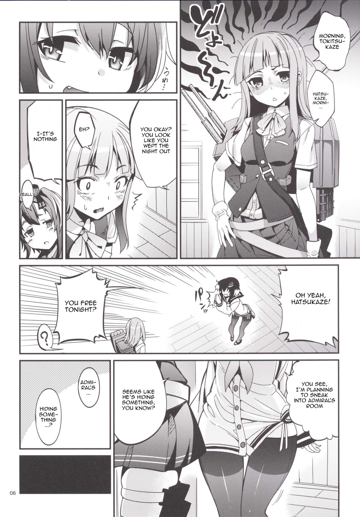 [Coffee Maker (Asamine Tel)] Shire! Mayonaka ni Nani Shitenno? | Admiral! What're You Doing in The Middle of Night? (Kantai Collection -KanColle-) [English] [Rozett] [Digital] page 5 full