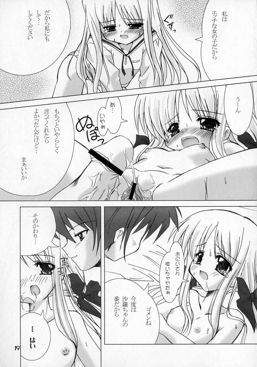 (C65) [Honyo no Uchi (Honyo)] Sirogane Souwa (Futakoi) page 18 full