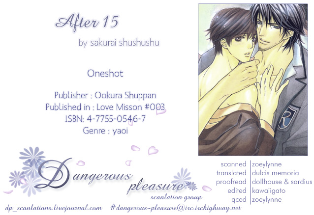 [Sakurai Shushushu] After 15 (Love Misson #003) [English] {Dangerous Pleasure} page 37 full