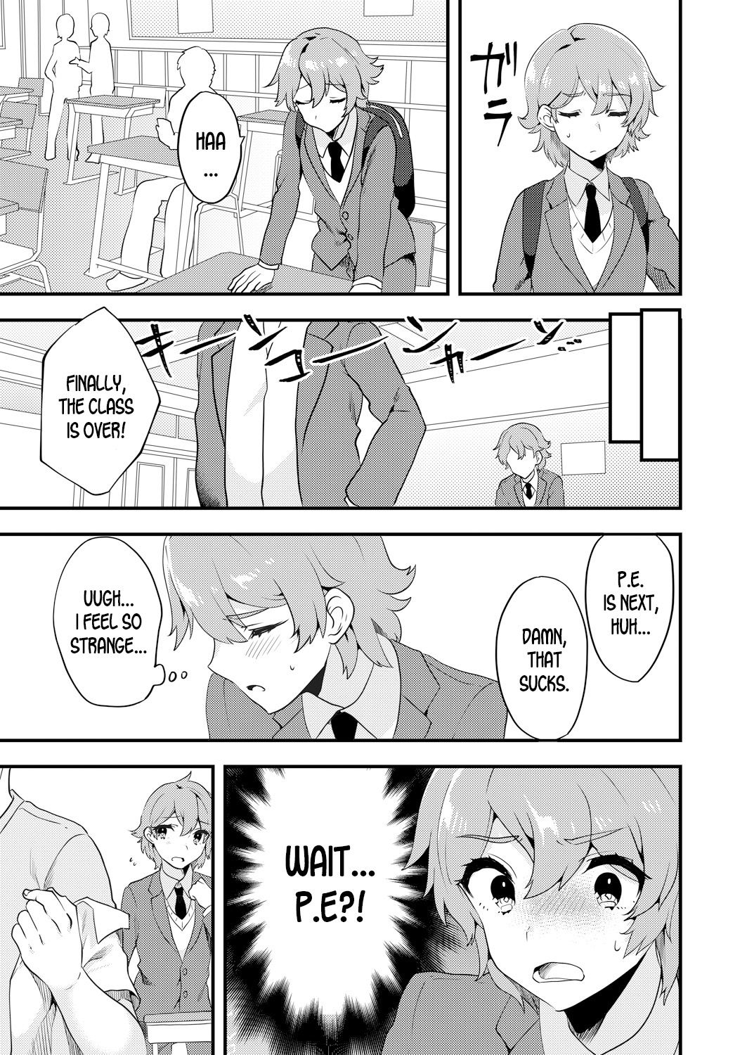 [Soranosuzume] Nyotaika Kyoudai ~Kyoudai de Oppai no Yawarakasa ga Chigau tte Honto!?~ (Henshin? Irekawari? Watashi no Karada… Dou Nacchatta no?) [English] [desudesu] page 6 full