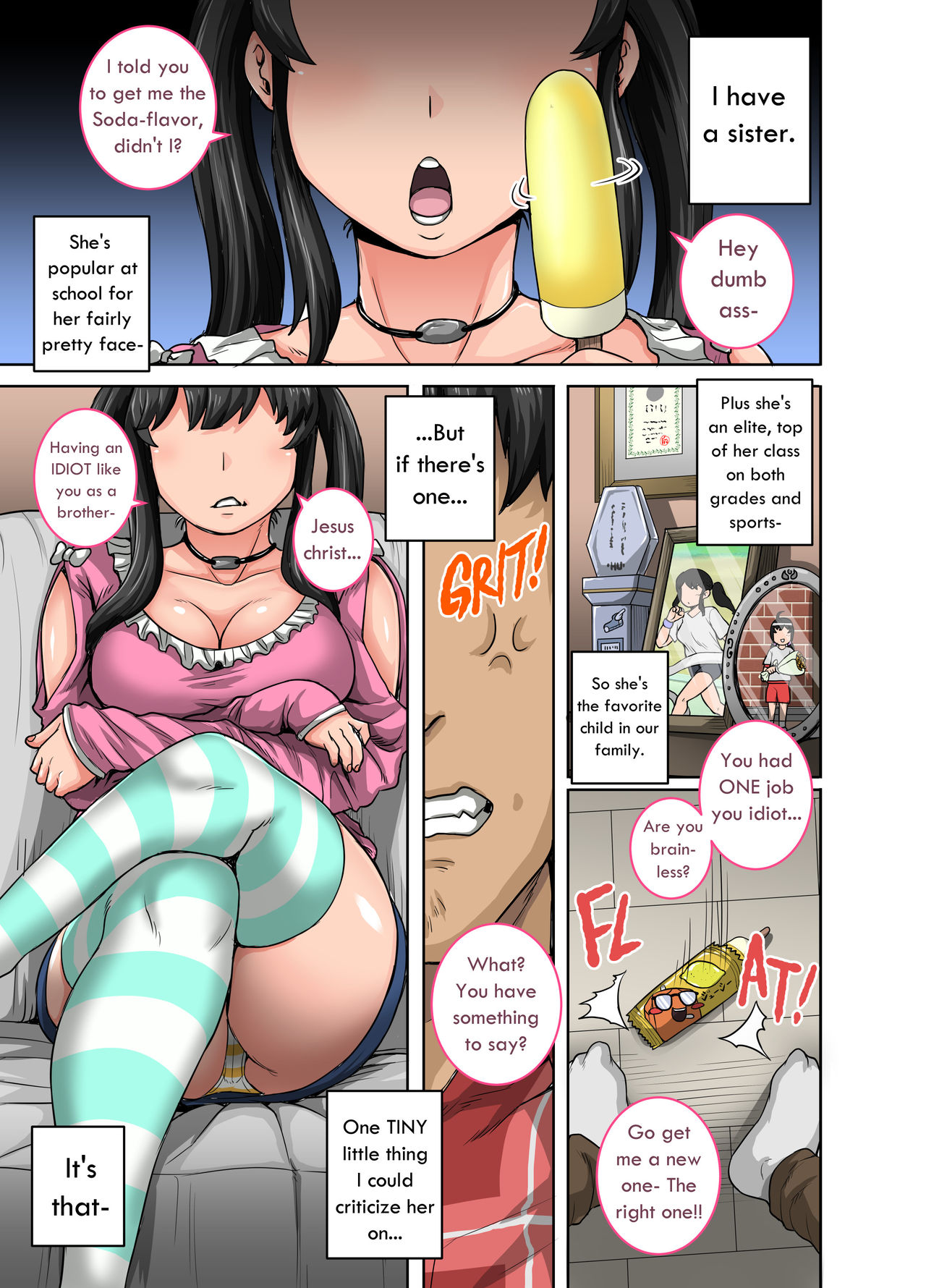 [Juicebox Koujou (Juna Juna Juice)] Mukatsuku Imouto wa Chanto Shikaranakucha!! | Annoying Sister Needs to Be Scolded!! [English] [Dr.Deathhh] page 3 full