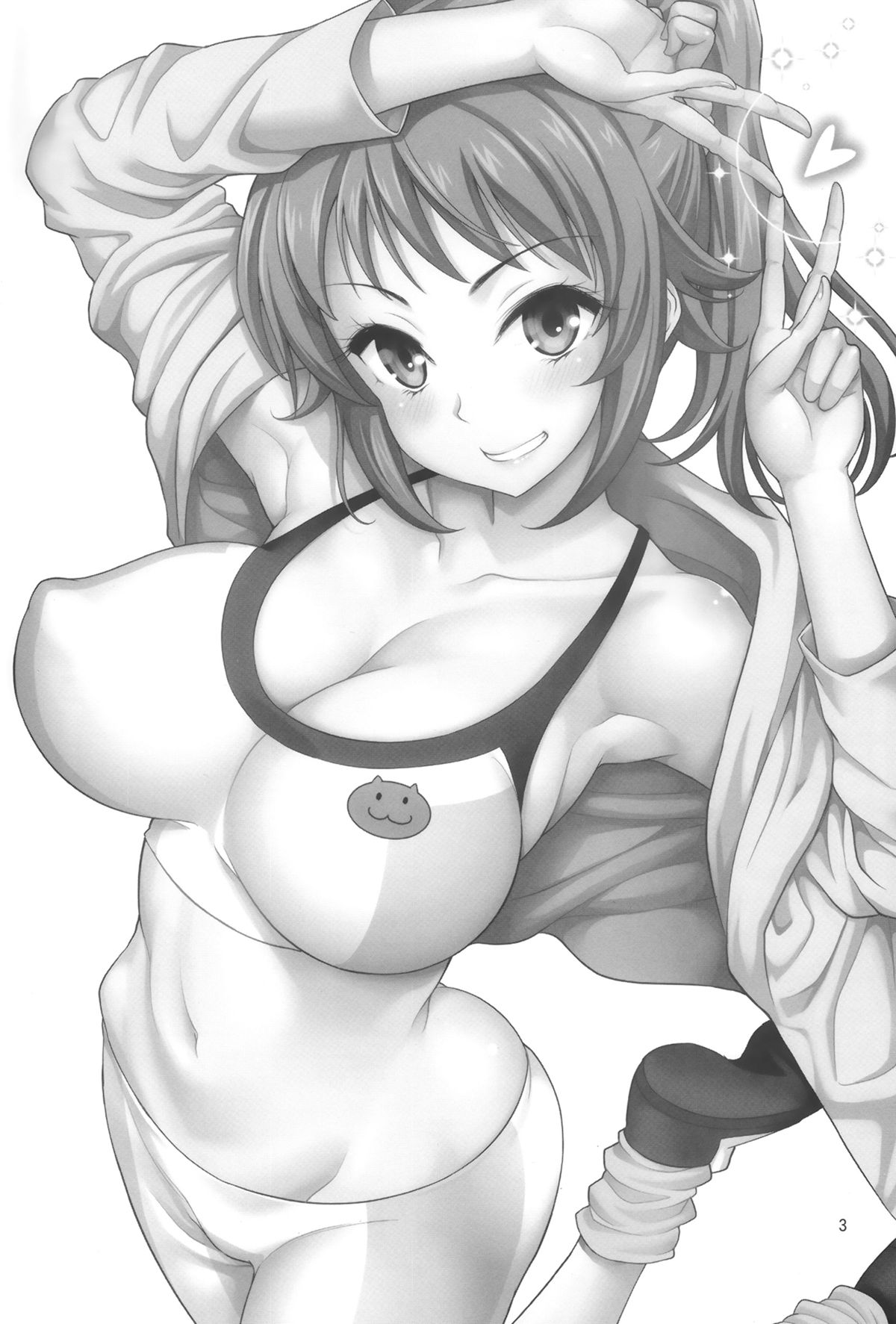 (C87) [Popochichi (Yahiro Pochi)] Fumina Piston Fighters Try (Gundam Build Fighters Try) [Chinese] [无毒汉化组] page 3 full