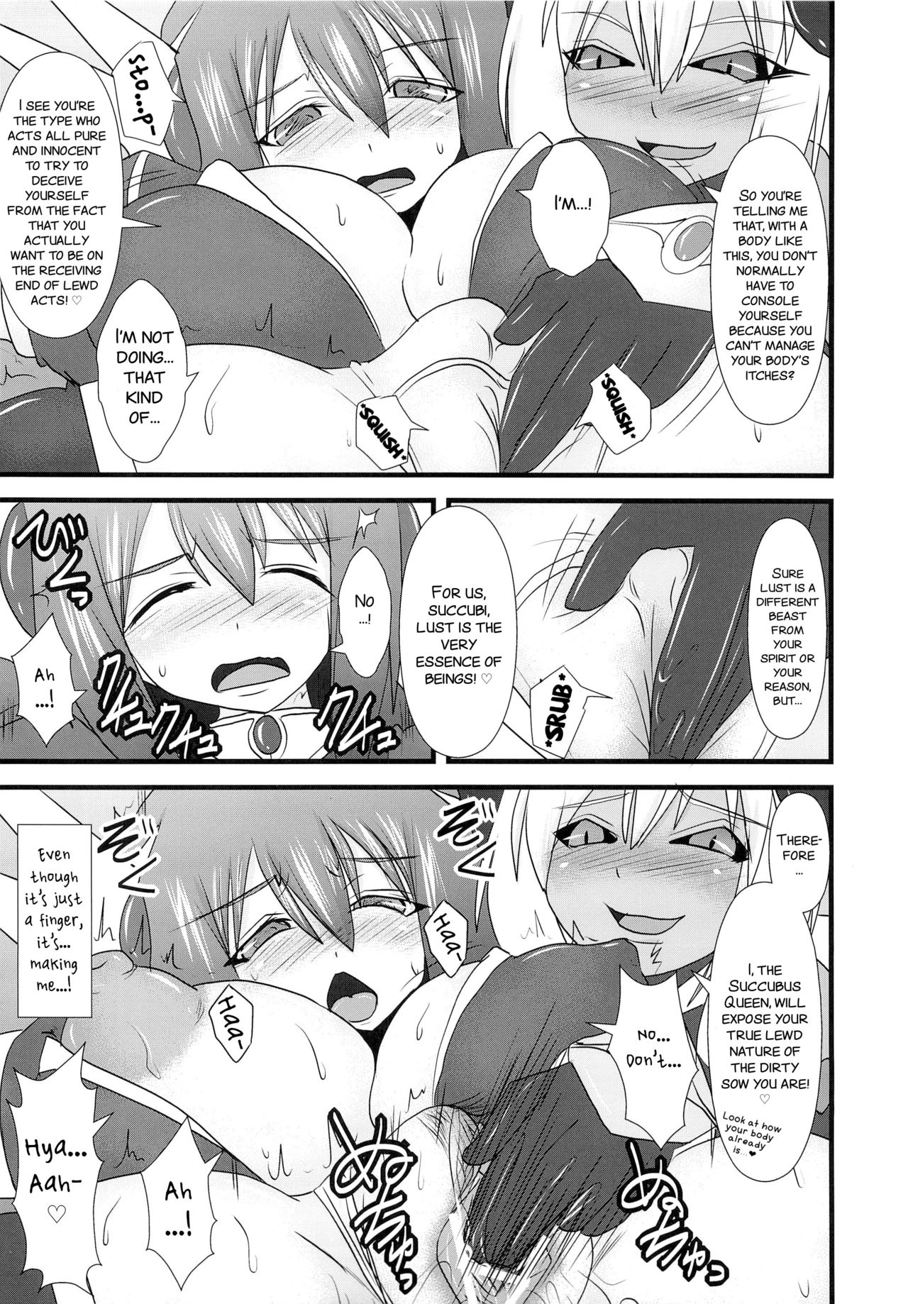 (C83) [FONETRASON (Ryutou)] Shield Knight Elsain Vol. 13 Succubus Flirtation [English] [SMDC-Translations] page 9 full