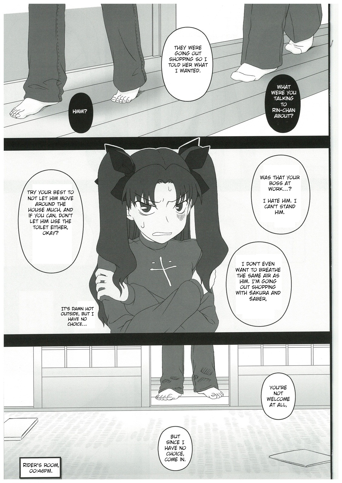 (C84) [Gachinko Shobou (Kobanya Koban)] Netorareta Hime Kihei ~Tsui no Kusari~ Zenpen (Fate/stay night) [English] [N04h] [Incomplete] page 4 full