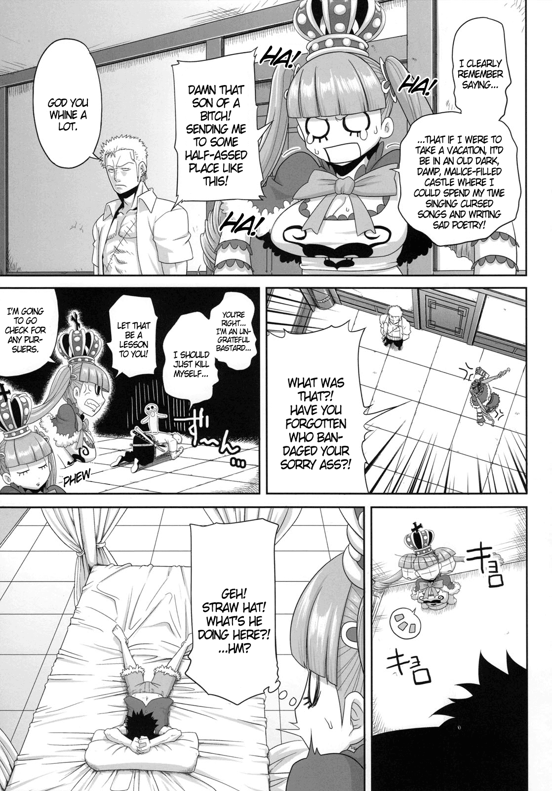 (C76) [Rojiura Jack (Jun)] Through The Wall (One Piece) [English] [Decensored] page 4 full