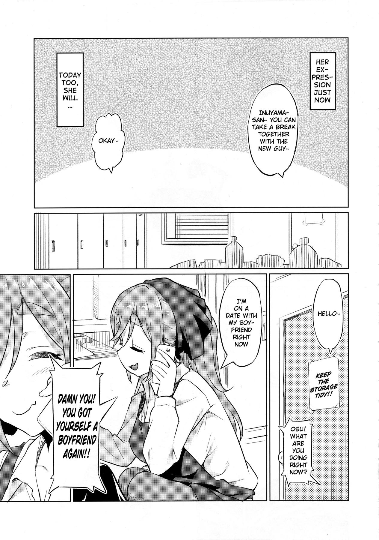 (COMIC1☆13) [AERODOG (inu)] Ecchi na Inuyama Senpai | Lewd Inuyama Senpai (Yuru Camp) [English] {Doujins.com} page 4 full