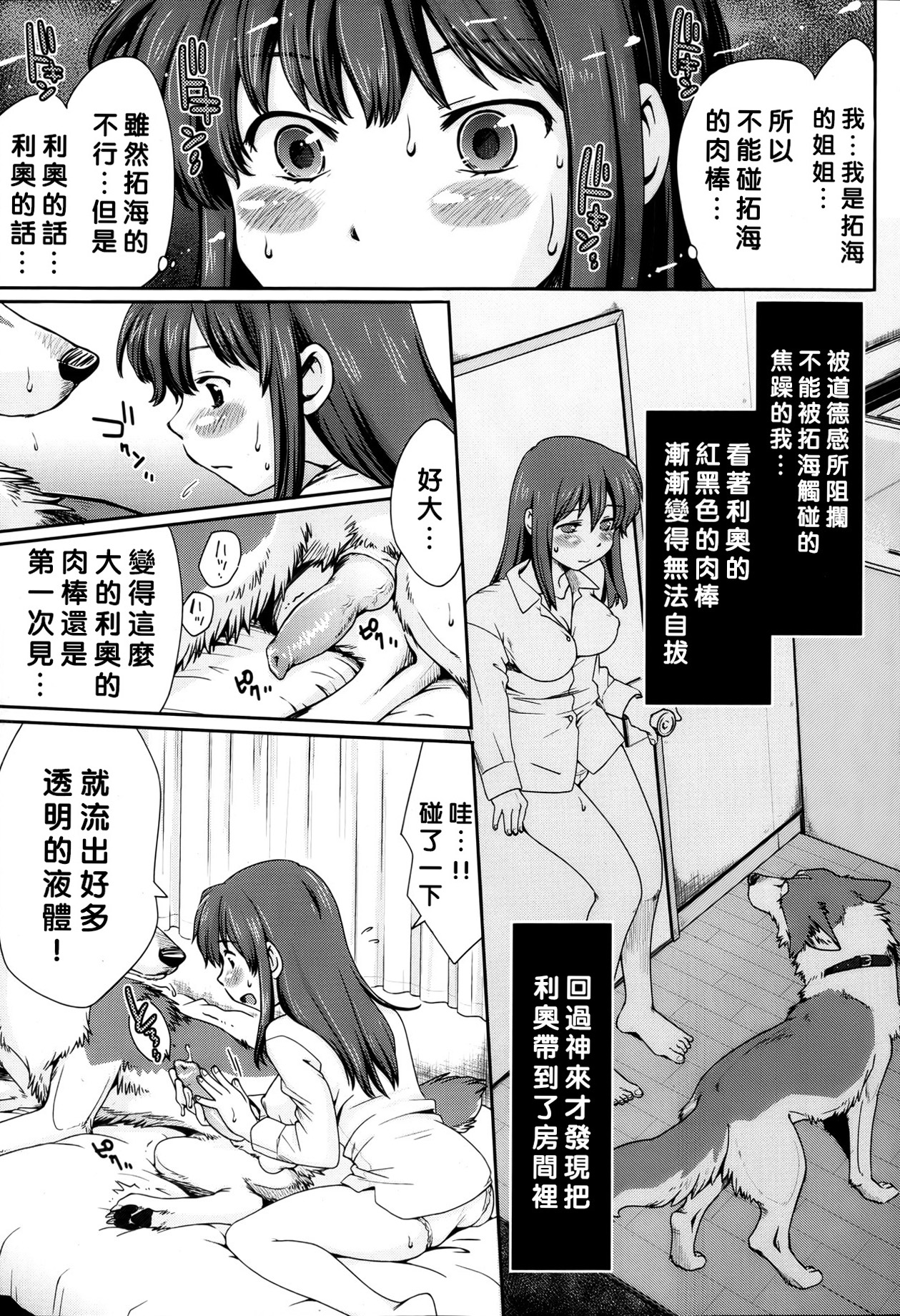 [Souko Souji] Hentai Kyoudai to Inu (COMIC Tenma 2013-04) [Chinese] [沒有漢化] [Decensored] page 6 full