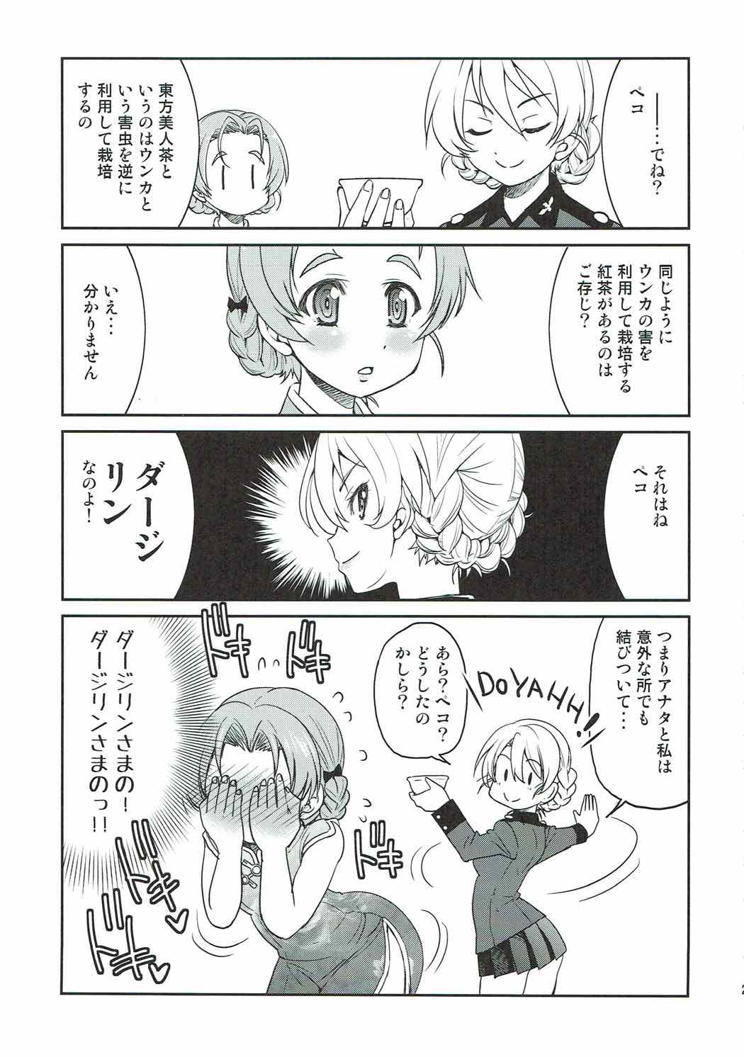 (SC2017 Autumn) [Ponyfarm (Inoue Yoshihisa)] Darjeeling-sama no Ponytail (Girls und Panzer) page 20 full