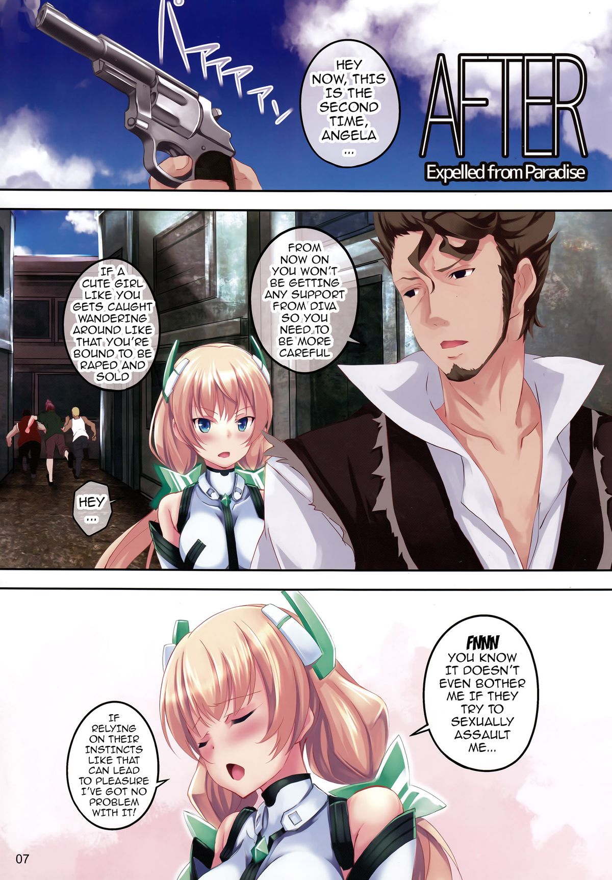 (C87) [Seven Days Holiday (Shinokawa Arumi, Koga Nozomu)] Fallen Angela (Rakuen Tsuihou -Expelled from Paradise-) [English] {doujin-moe.us} page 7 full