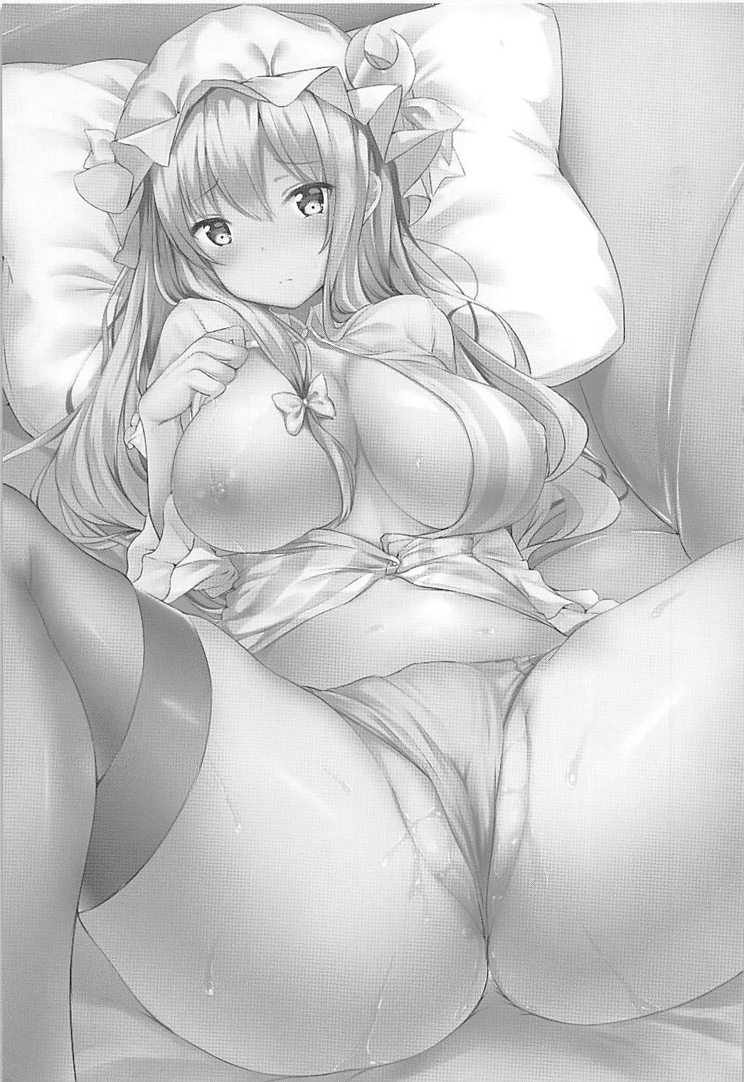 (Reitaisai 15) [@mousse (Yukisiro Arte)] Tsuntsun Shita Patchouli-sama o Deresasetai!! (Touhou Project) page 2 full
