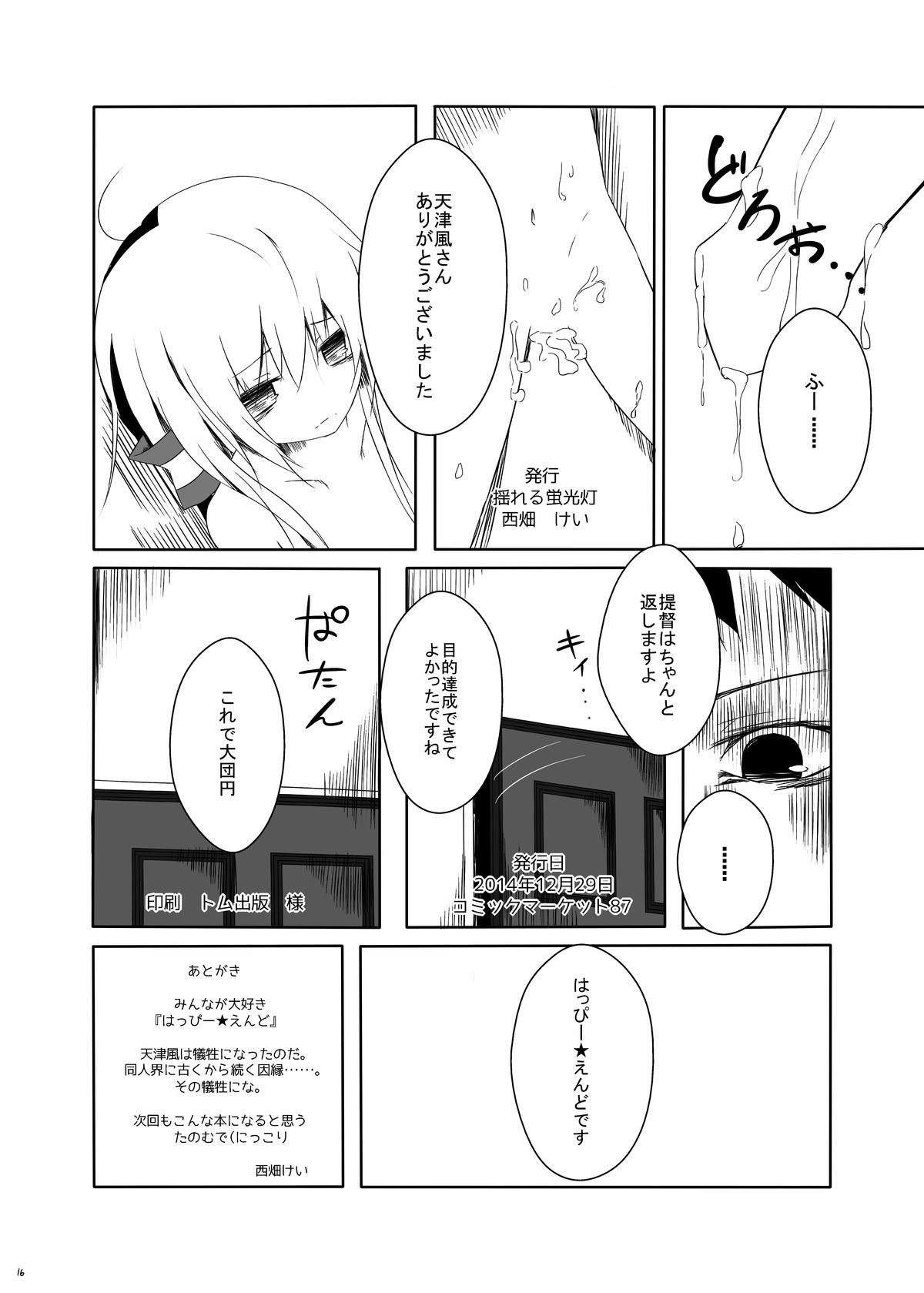 [Yureru Keikoutou (Nishihata Kei)] Amatsukaze-chan ga Hidoi Koto ni Naru Erohon (Kantai Collection -KanColle-) [Digital] page 17 full