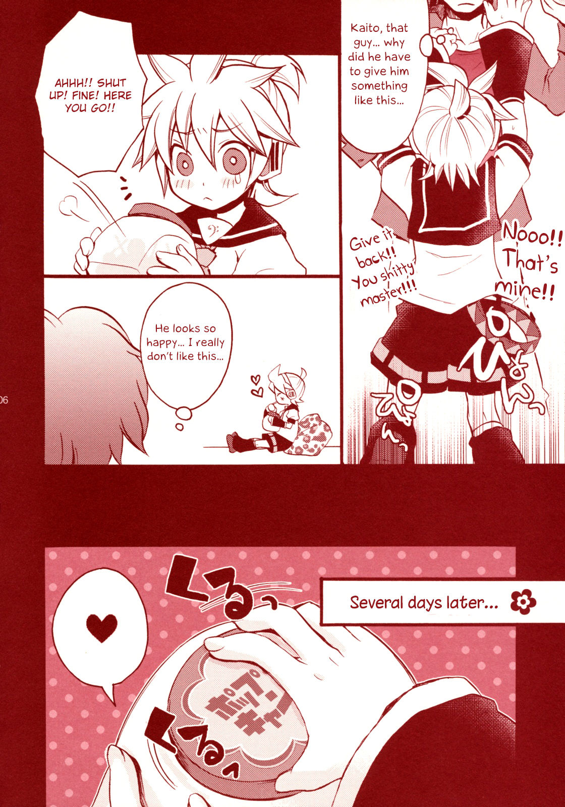 (SUPER18) [Yomosugara (Yomogi Ringo)] Pop Candy (VOCALOID) [English] [Otokonoko Scans] page 5 full
