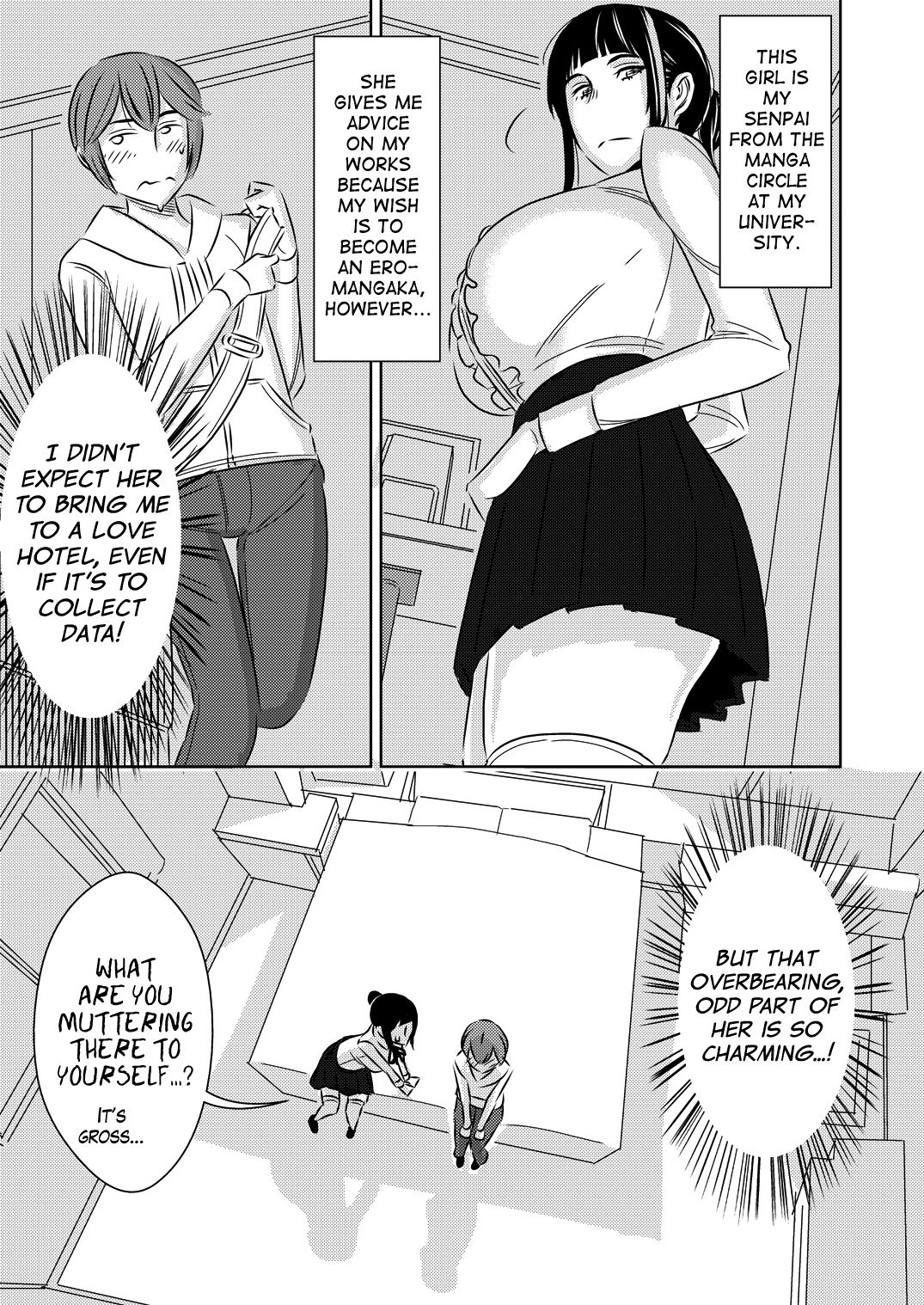 [Otokonoko to Onnanoko (Sasaki Saki)] Akogare no Senpai ni [English] {doujin-moe.us} page 3 full