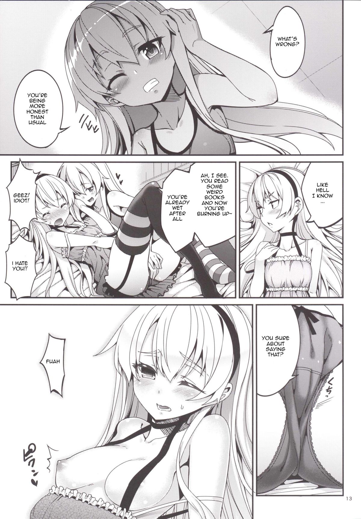 [Coffee Maker (Asamine Tel)] Shire! Mayonaka ni Nani Shitenno? | Admiral! What're You Doing in The Middle of Night? (Kantai Collection -KanColle-) [English] [Rozett] [Digital] page 12 full