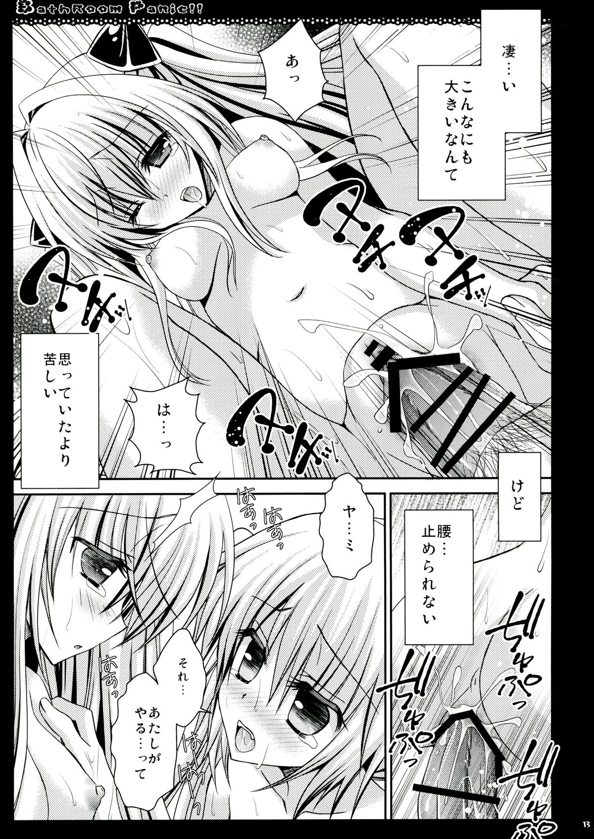 (C83) [Room0016 (Oreiro)] BathRoom Panic!! (To Love-ru) page 13 full