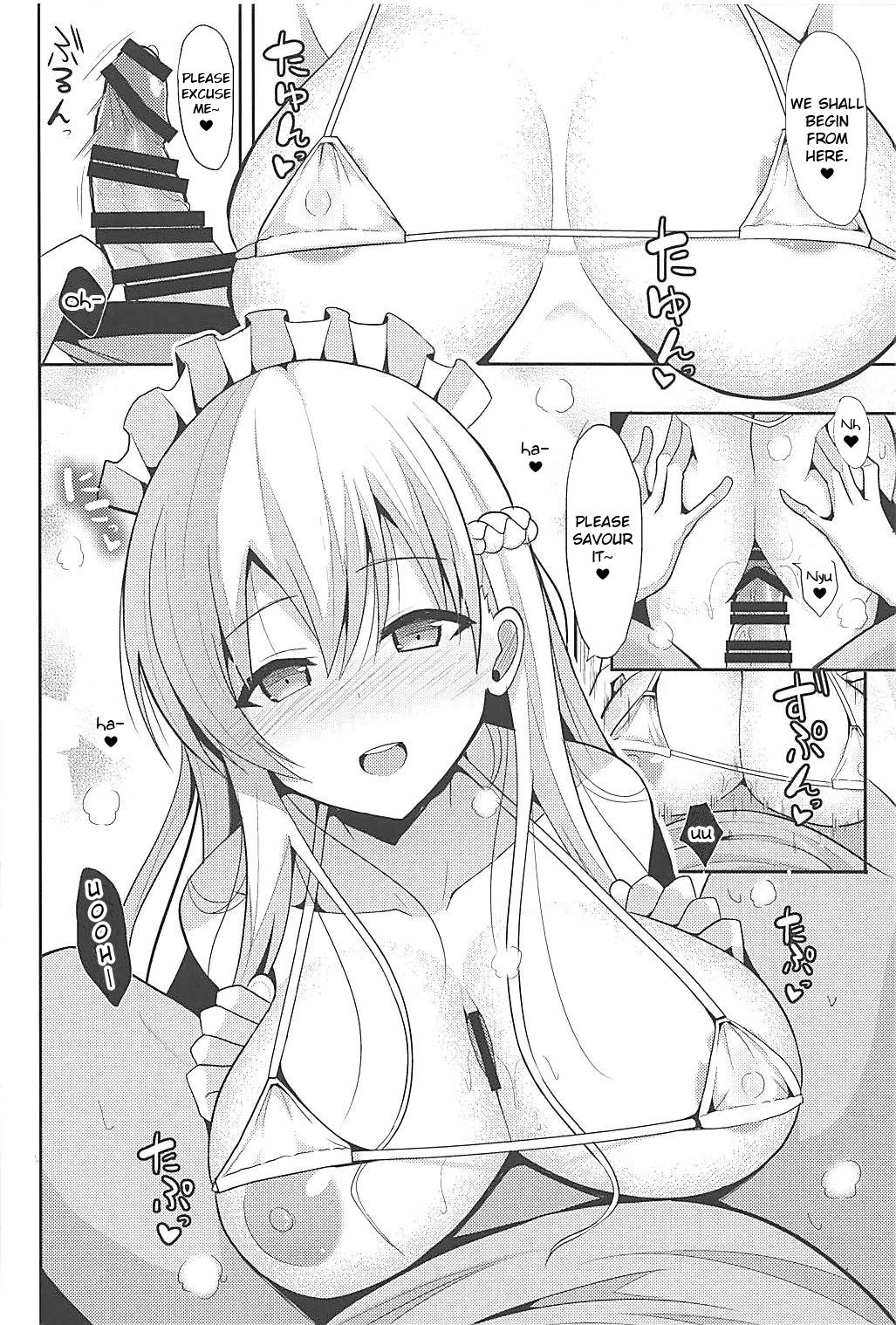 (C94) [Nekonokone (Takeyuu)] Belfast to Kekkon Shoya | Wedding Night with Belfast (Azur Lane) [English] =HOXY= page 7 full