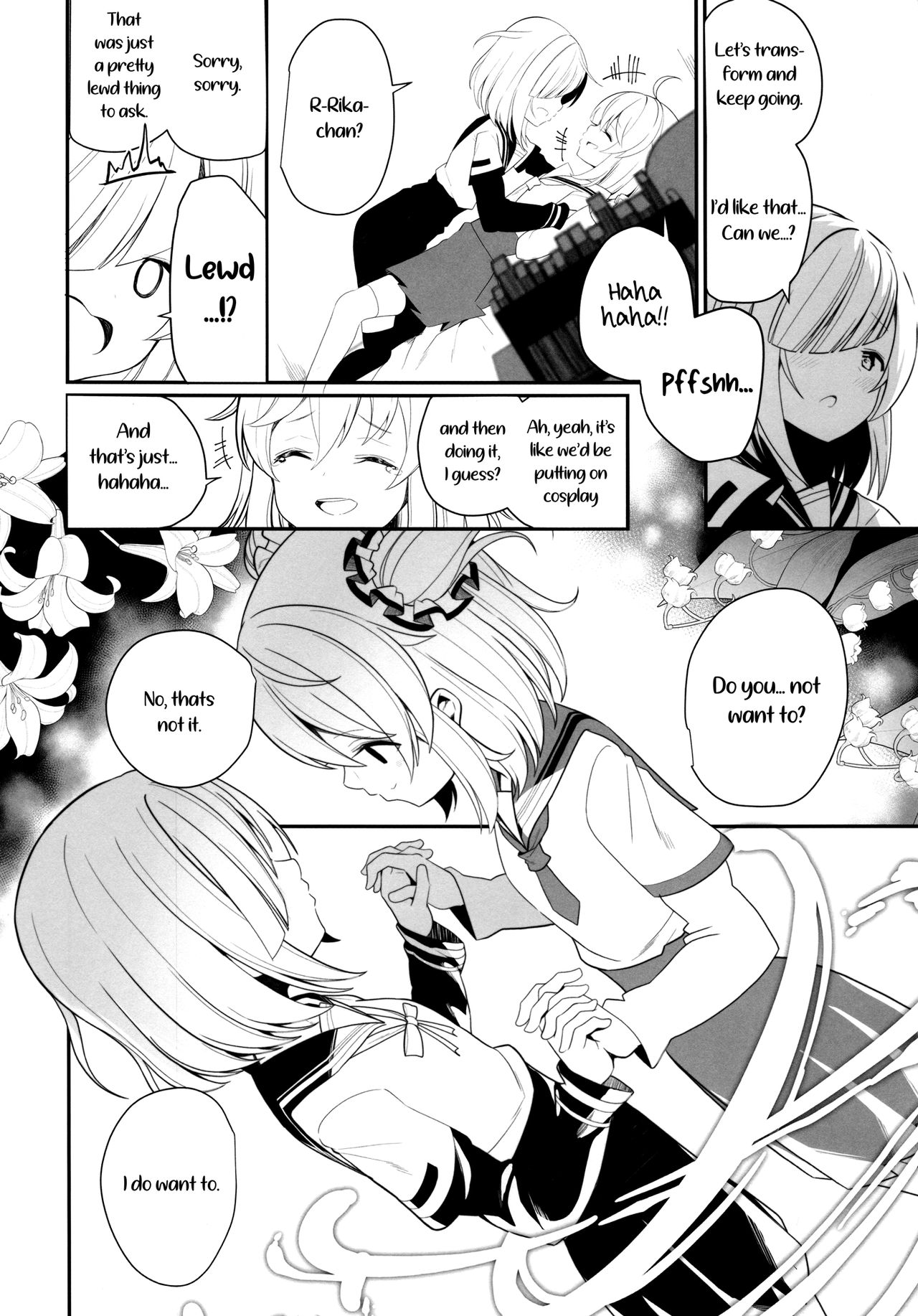 (C95) [House Saibai Mochi (Shiratama Moti, BobCa)] Suzuran no Hanakotoba | Lily of the Valley (Puella Magi Madoka Magica Side Story: Magia Record) [English] [Yuri-ism] page 14 full