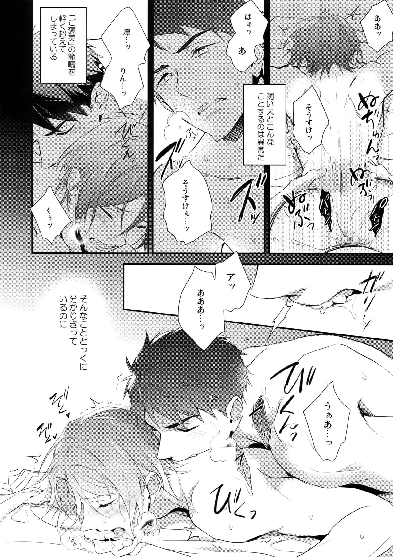 (C91) [PureSlider. (Matsuo)] Good boy my puppy! (Free!) page 31 full