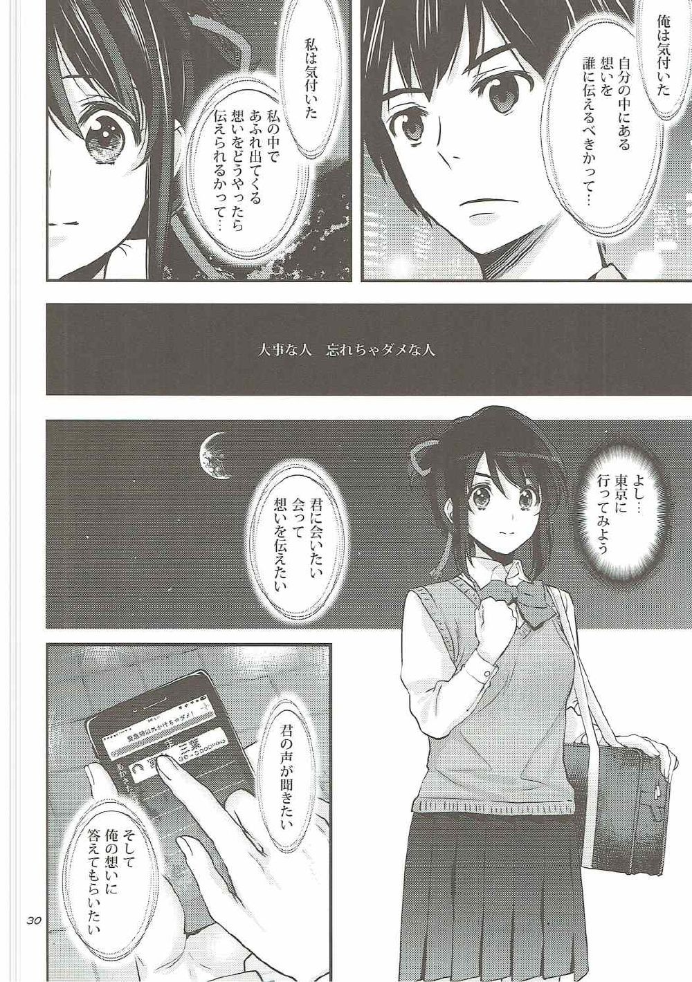 (C91) [Oh!saka Spirits (Ugeppa)] Shooting star (Kimi no Na wa.) page 29 full