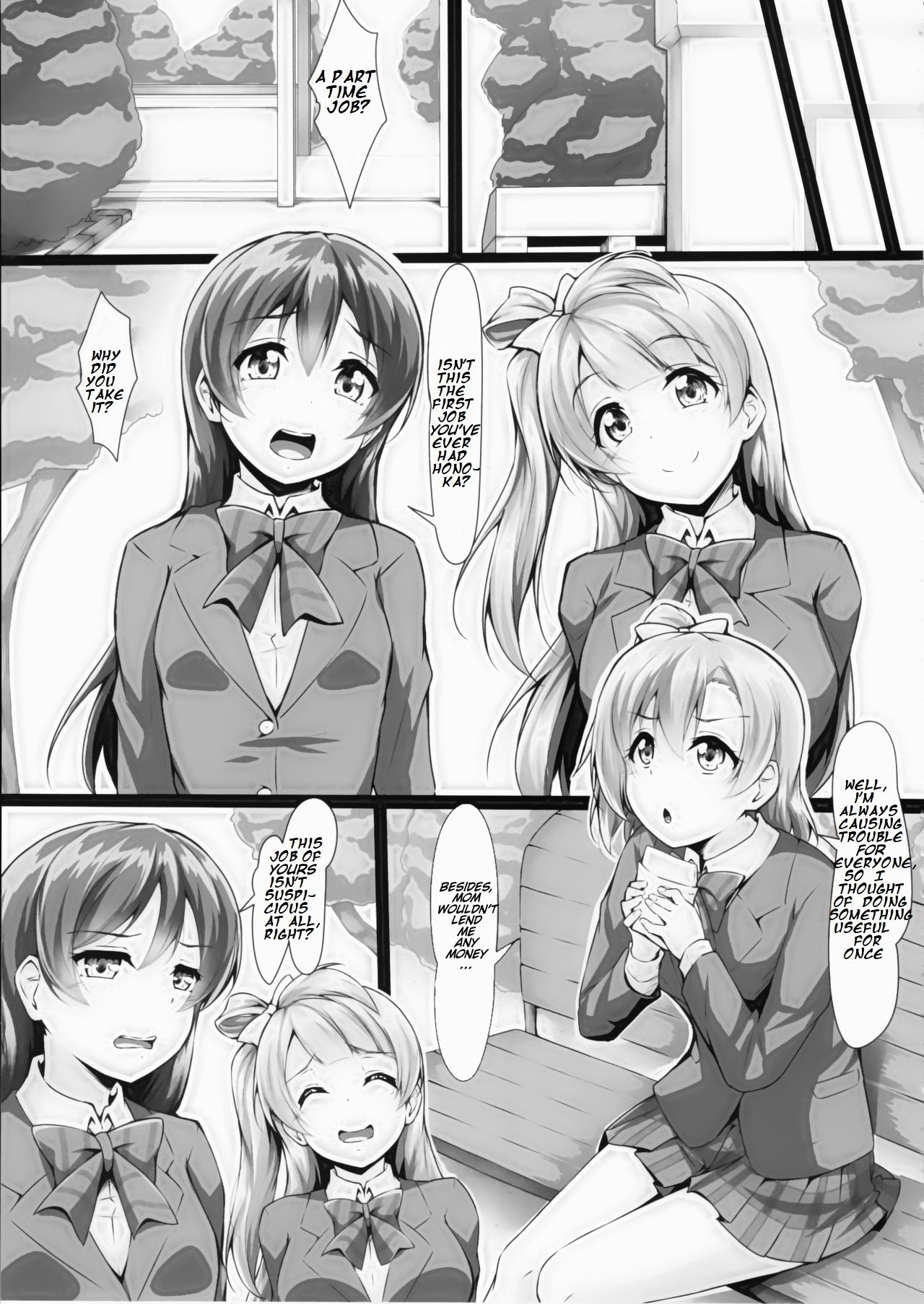 (C90) [corori (Yopparai Oni?)] HONOKAN ~Damasare~ Doko ni mo Nigerarenai~! (Love Live!) [English] page 8 full