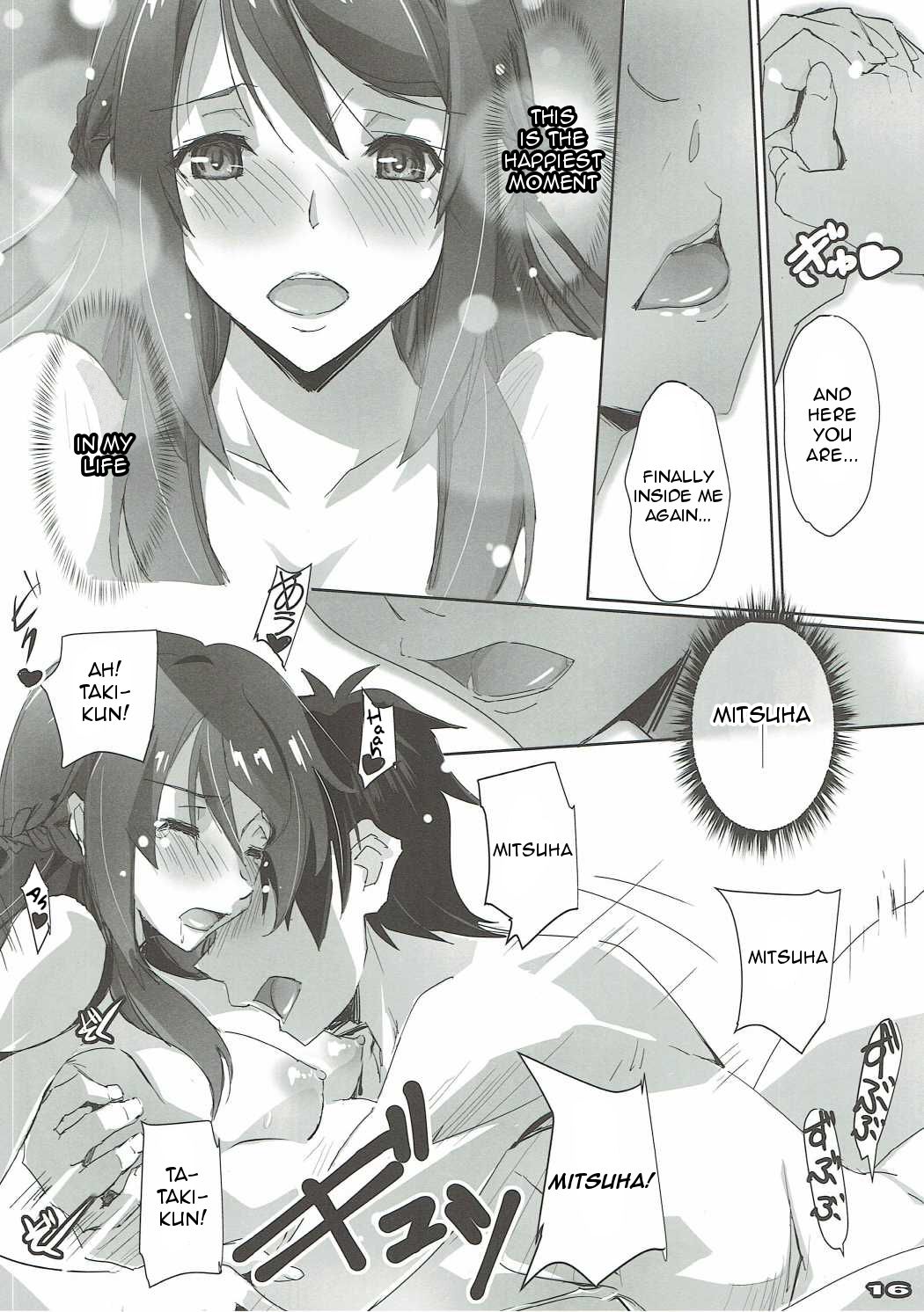 (SC2016 Autumn) [RYU-SEKI-DO (Nagare Hyo-go)] Kimi no After. (Kimi no Na wa.) [English] [ArousingImouto] page 16 full