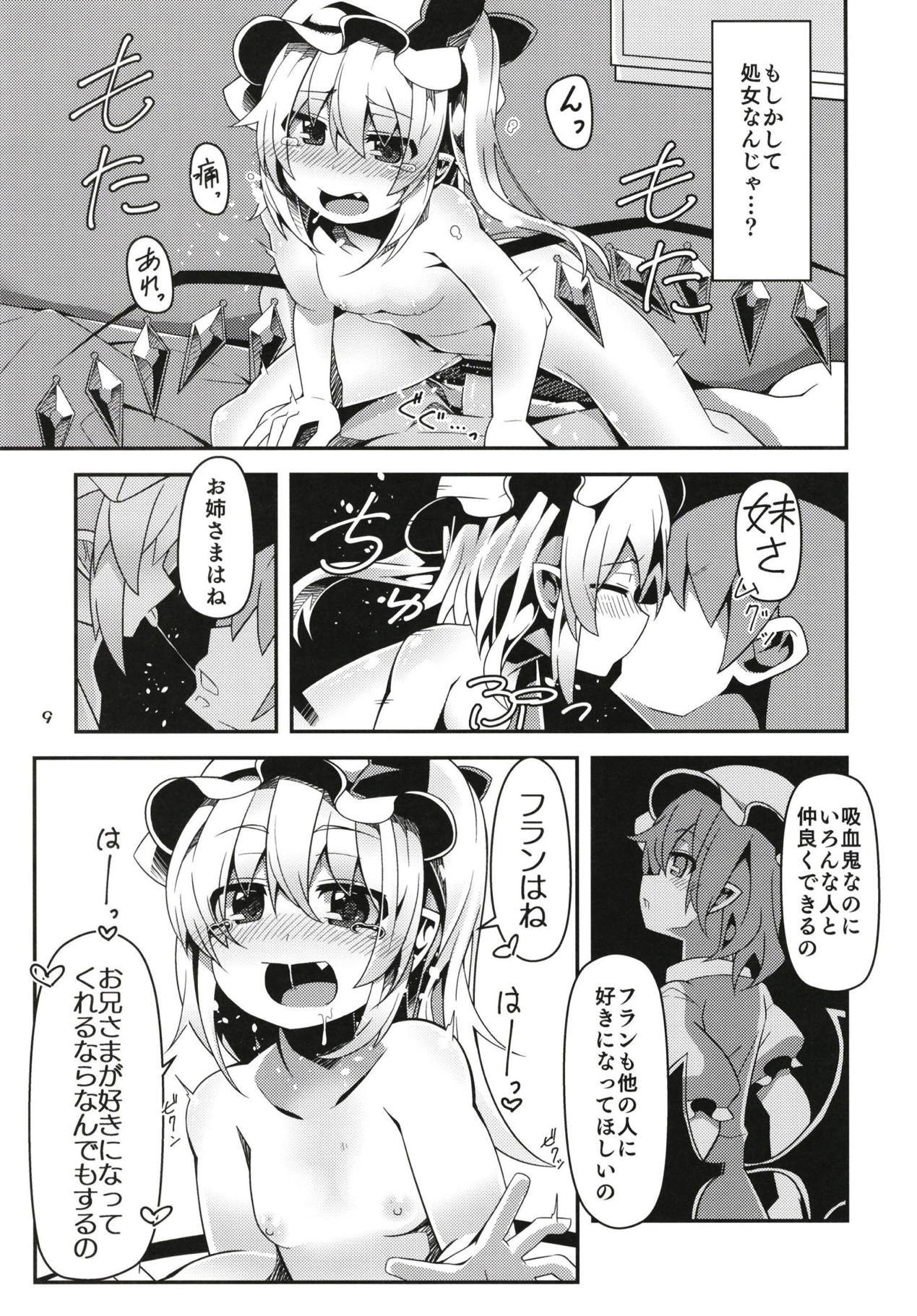 (C95) [Angelic Feather (Land Sale)] Flan-chan wa Koukishin Ousei. (Touhou Project) page 8 full