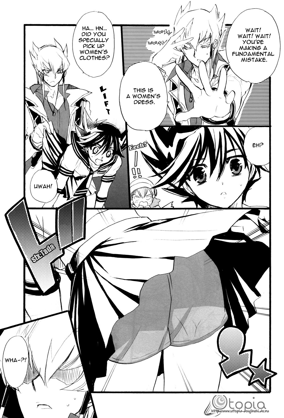 (SPARK3) [Rapan (Himuro Shizuku)] Sailor Fuku to Duel King (Yu-Gi-Oh! 5D's) [English] [utopia-doujinshi] page 6 full