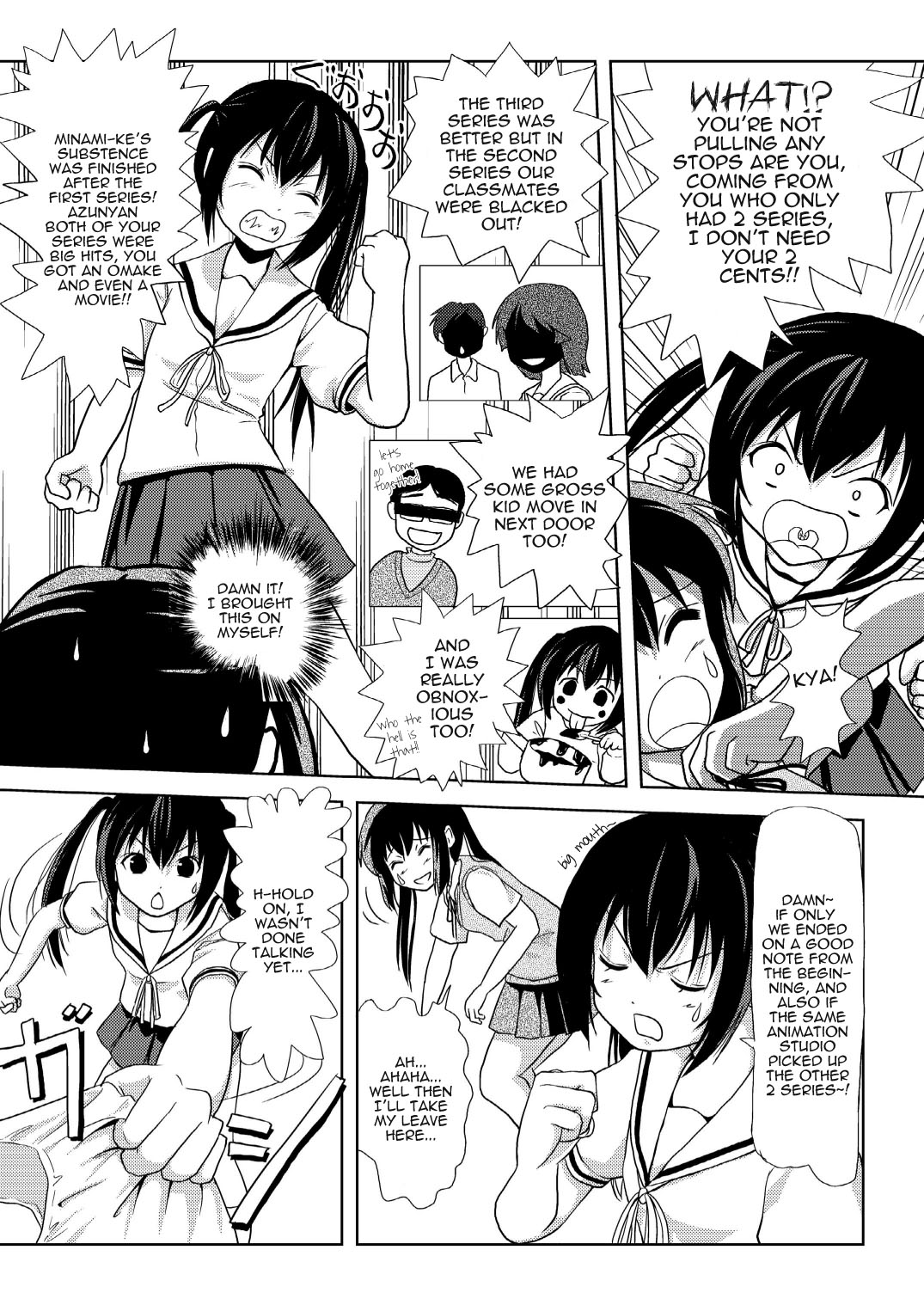 [Chimee House (Takapi)] Minami Kana to Nakano Azusa no Hon 2 (Minami-ke, K-ON!) [English] [Kamikakushi] [Digital] page 7 full