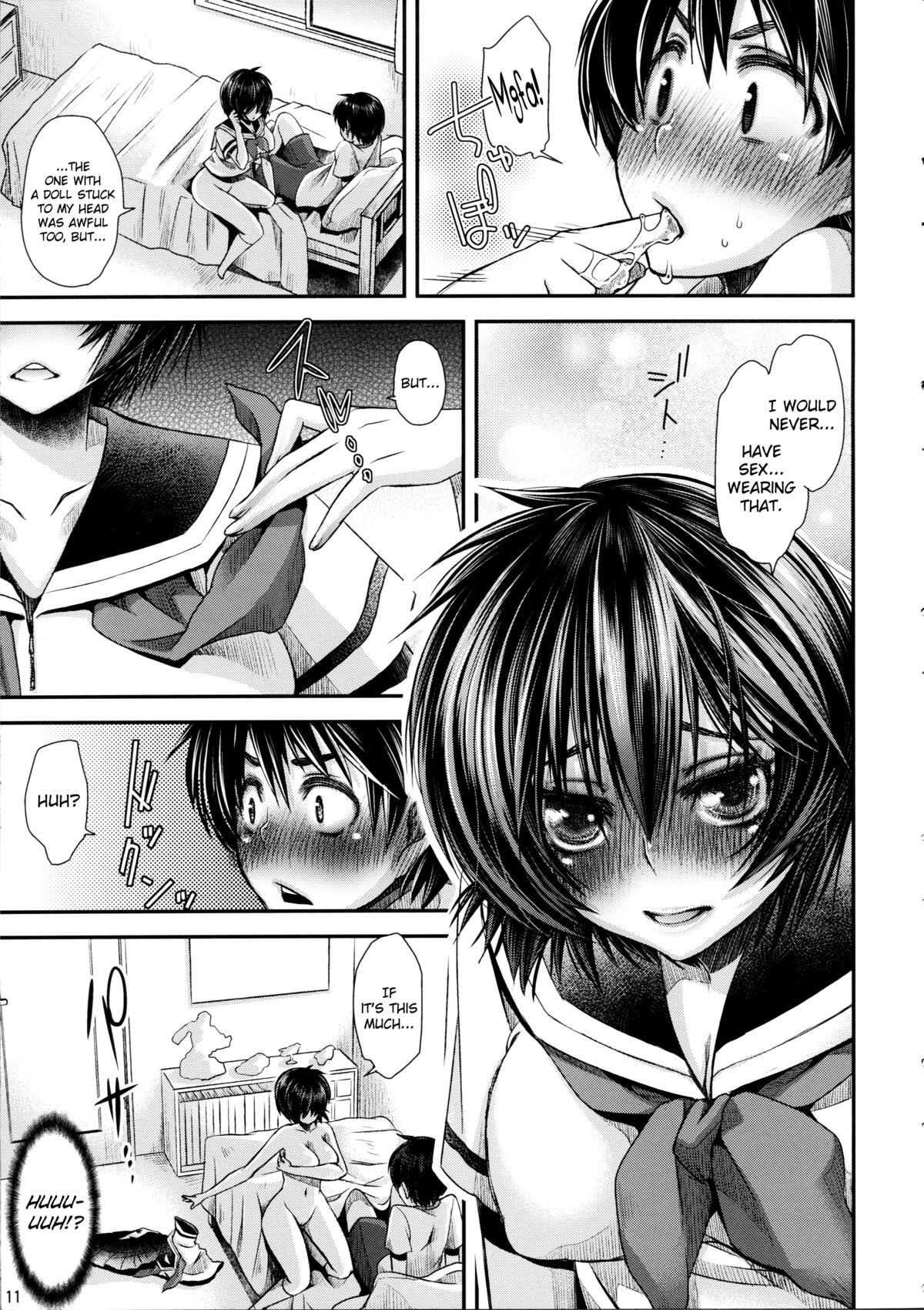 (C82) [Hanairogaeru (Kitsuneko Anko)] Nazo no Kanojo wa Mitsu no Aji (Nazo no Kanojo X) [English] [biribiri] page 10 full