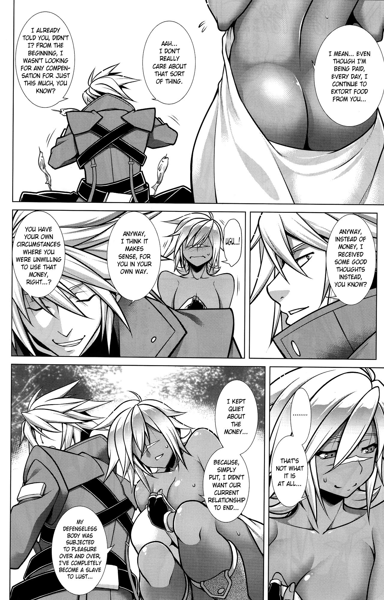 (C91) [STUDIO TIAMAT (TANABE)] BREAK BLUE LUST BULLET- II Samayoeru Aoi Dangan (BLAZBLUE) [English] [XCX Scans] page 13 full