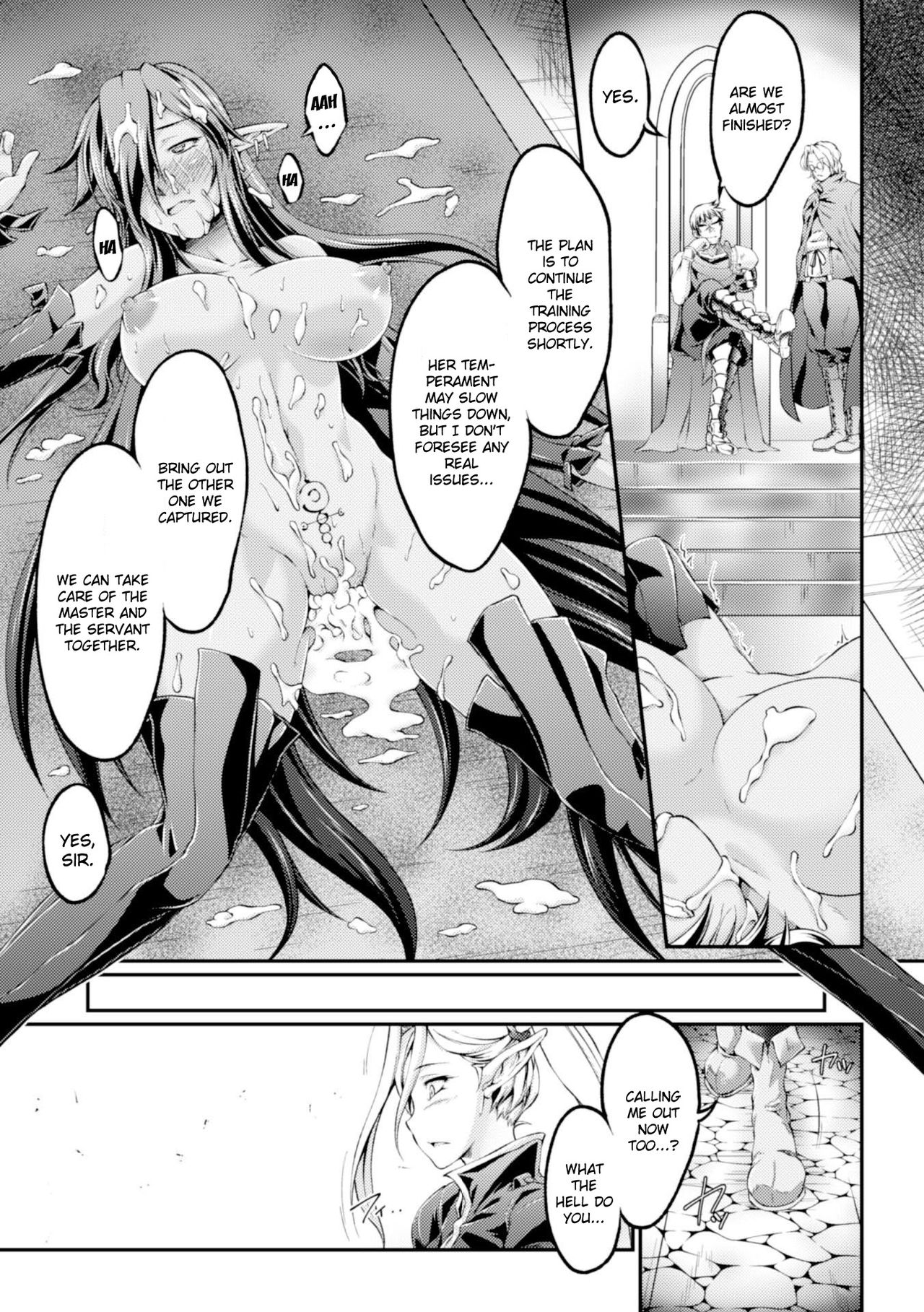 [Ootsuki Wataru] Kuroinu ~Kedakaki Seijo wa Hakudaku ni Somaru~ THE COMIC Chapters 1-8 [English] {Kizlan} [Digital] page 19 full