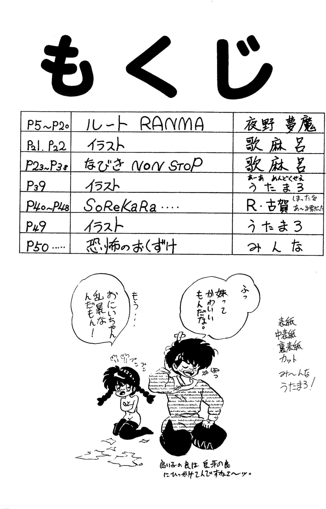 (C37) [MATSUBAYA Corporation (Various] Route RANMA (Ranma 1/2) page 3 full