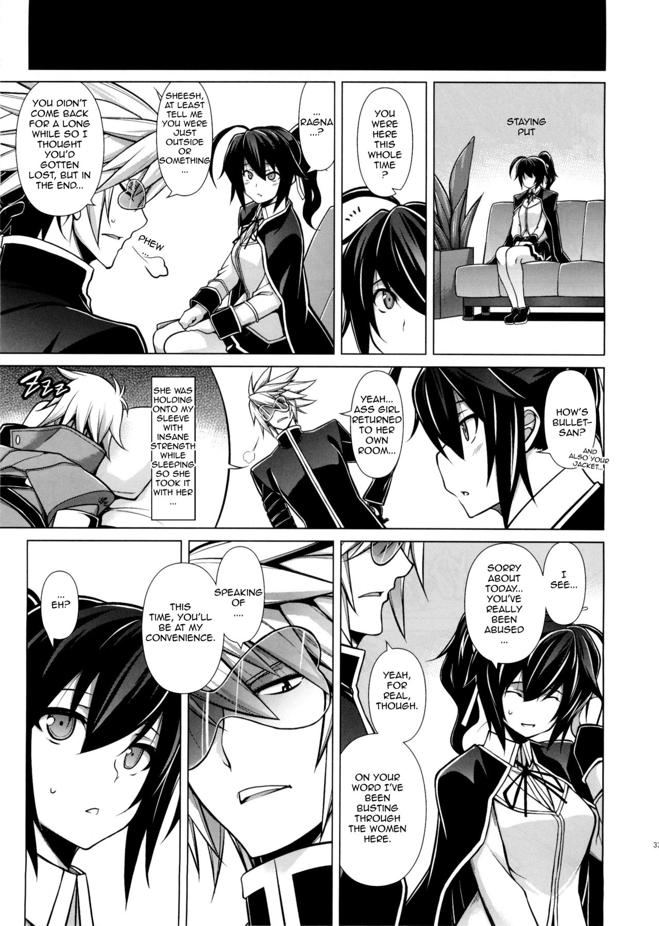 (C87) [STUDIO TIAMAT (TANABE)] BREAK BLUE X MARRIAGE (BLAZBLUE) [English] [TL Anon] page 35 full