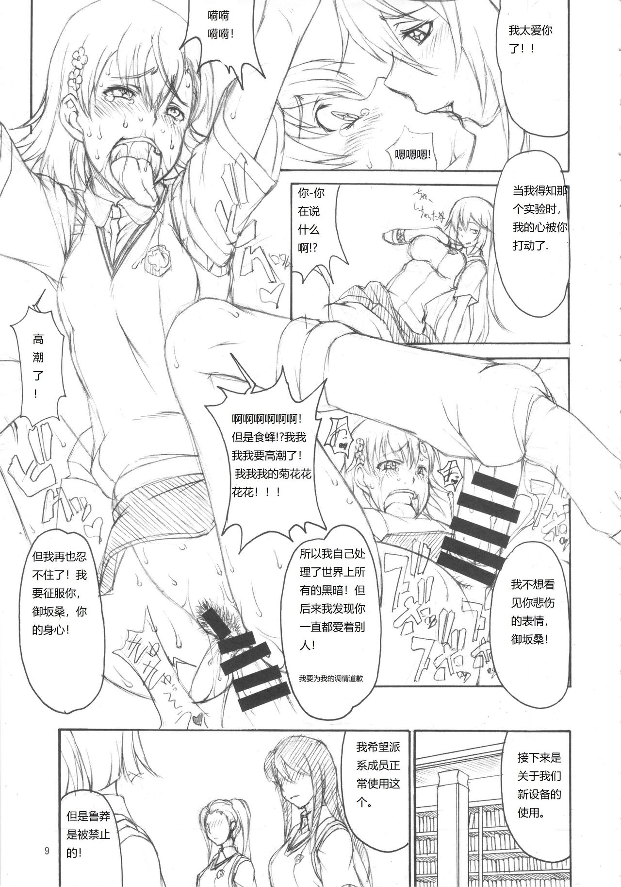 (C83) [Majimadou (Matou)] Oneesama Kaizan Training Diary (Toaru Kagaku no Railgun) [Chinese] page 8 full