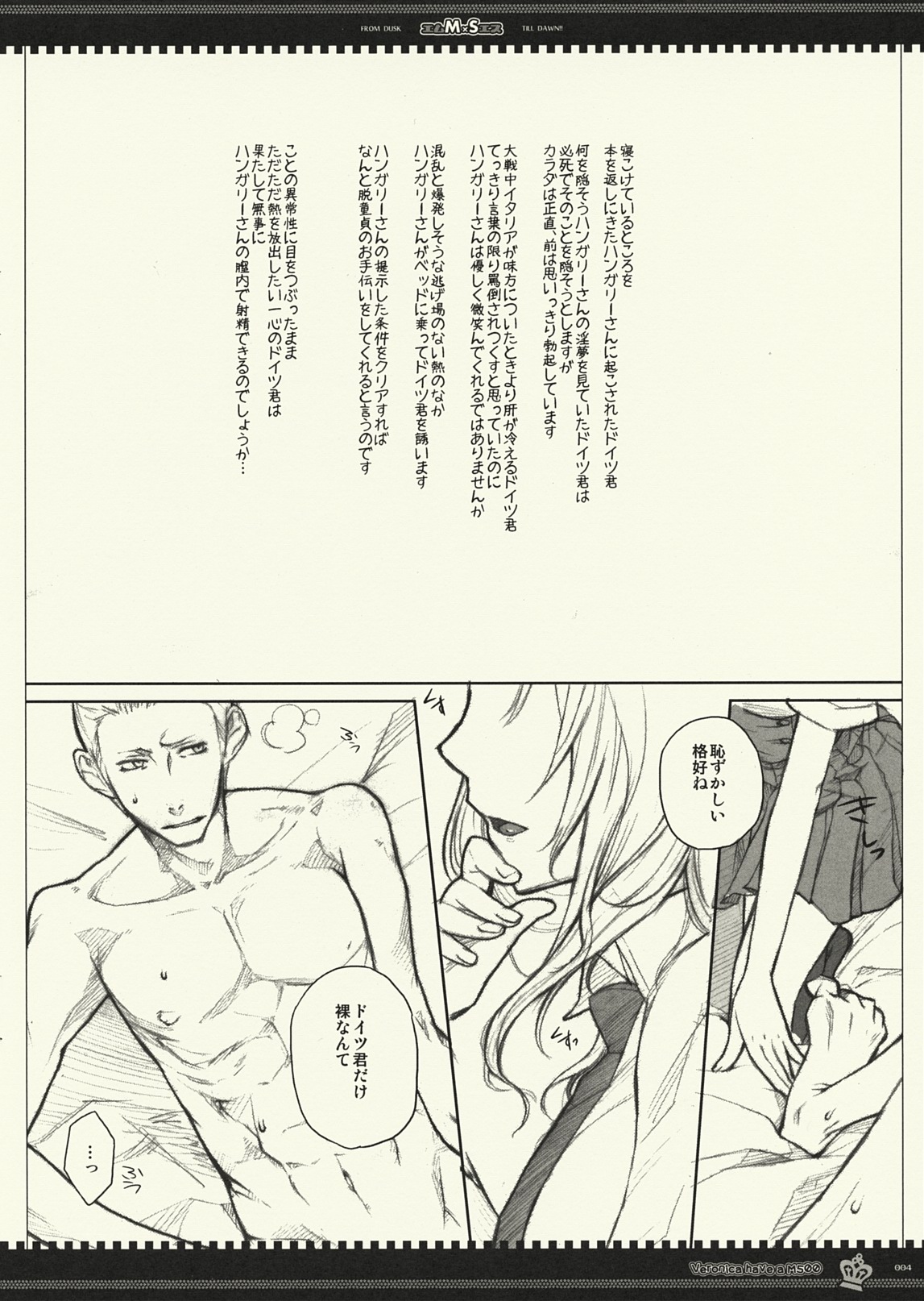 (C77) [VM500 (Kome)] MS (Axis Powers Hetalia) page 3 full