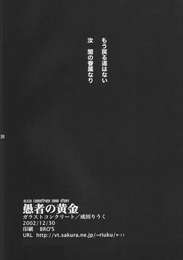 (C63) [Glassed Concrete (Narita Riuku)] Gusha no Kogane (Shining Sword Romance) page 29 full