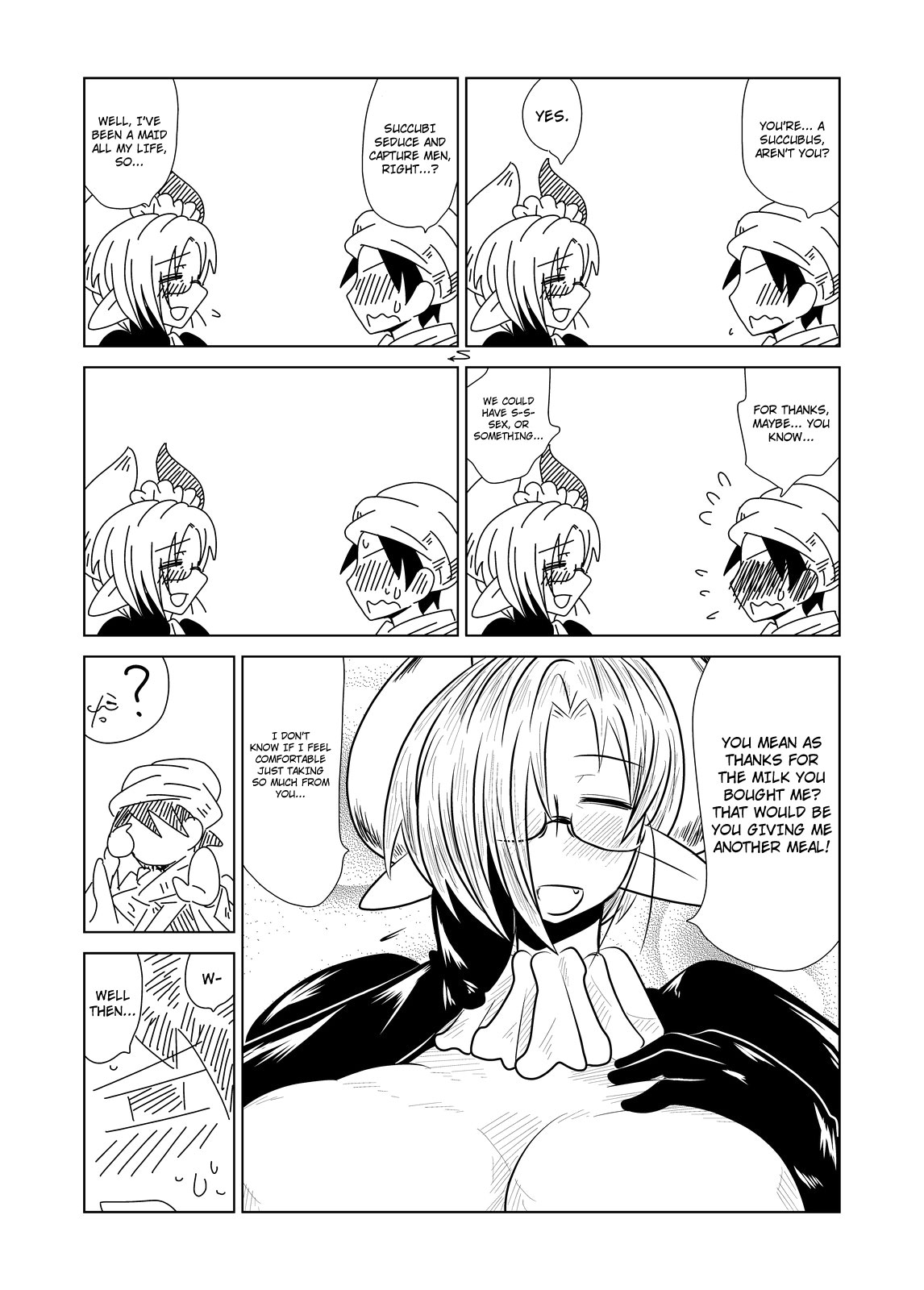 [Hroz] Toshima de, Maid de, Succubus de, | Middle aged, a Maid, and a Succubus [English] [4dawgz + Thetsuuyaku] [Digital] page 7 full