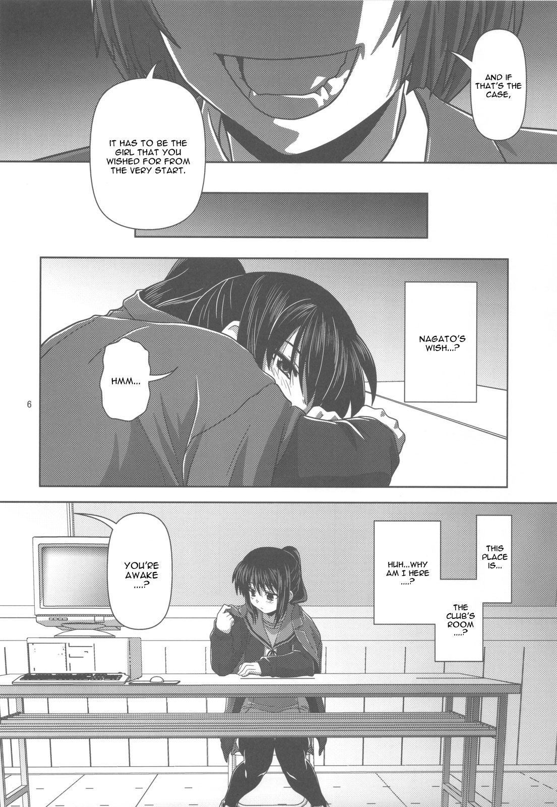 (COMIC1☆4) [Circle Credit (Akikan)] Kyonko de Shoushitsu (The Melancholy of Haruhi Suzumiya) [English] [CGrascal] page 5 full