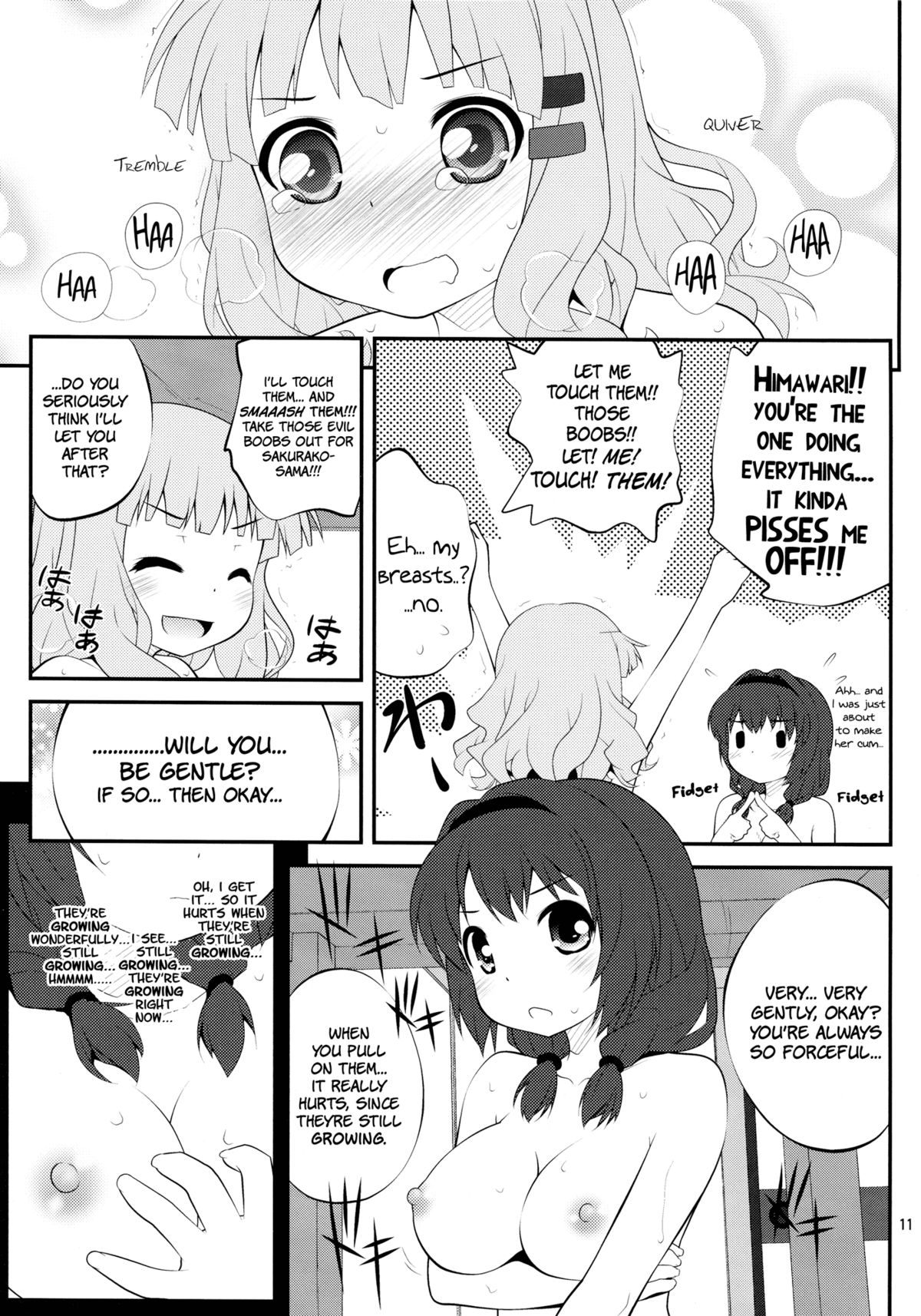 (C82) [Purimomo (Goyac)] Himegoto Flowers | Secret Flowers 3 (YuruYuri) [English] [Yuri-ism] page 10 full