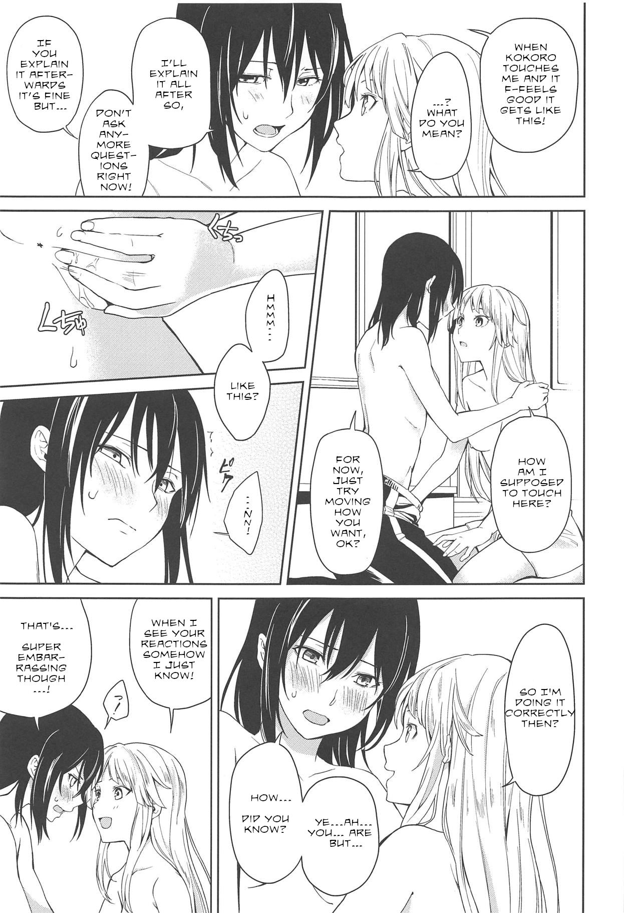 (BanG Dreamer's Party! 4th STAGE)[Tatakai no Kiseki (Senyuu)] Hajimete no | Their First... (BanG Dream!)[English][LilyCat] page 18 full