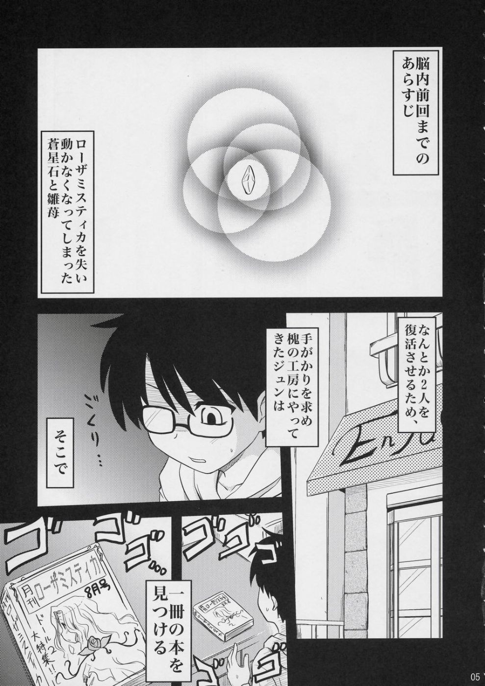 (C72) [Shin Seidou Honpo (Hijiri Tsukasa)] Ao to Ao (Rozen Maiden) page 4 full