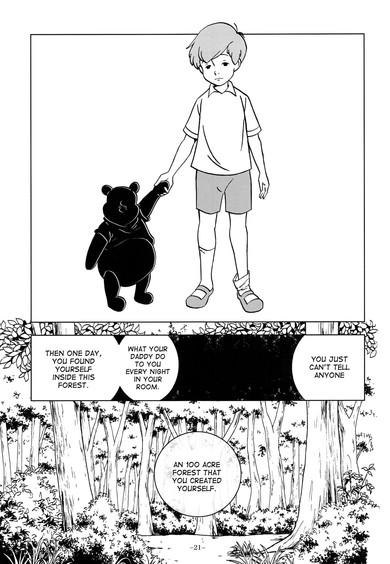 (ShotaFes 2) [Okashi Tai (Kin no Tamamushi)] Christopher Robin to Himitsu no Mori (Winnie the Pooh) [English] [desudesu] page 20 full