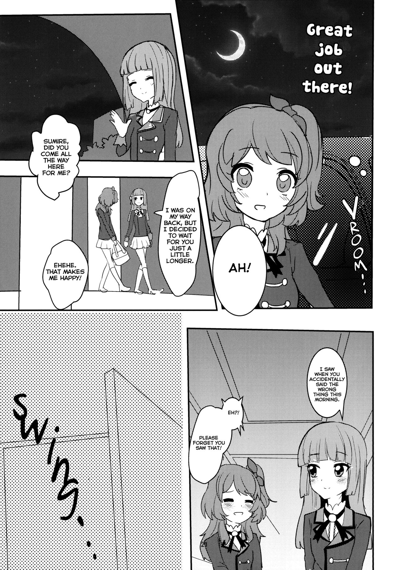 (Geinoujin wa Card ga Inochi! 8) [Ugokuna Yakkyoku (ababari)] Kokoro no Doukasen (Aikatsu!) [English] [Lazy Lily] page 21 full