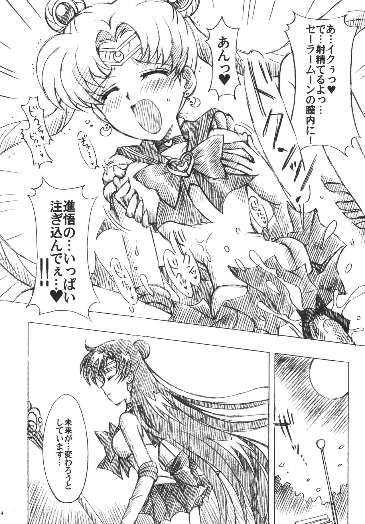 (C74) [Kotori Jimusho (Sakura Bunchou)] Chanson de I'adieu 3 (Bishoujo Senshi Sailor Moon) page 3 full