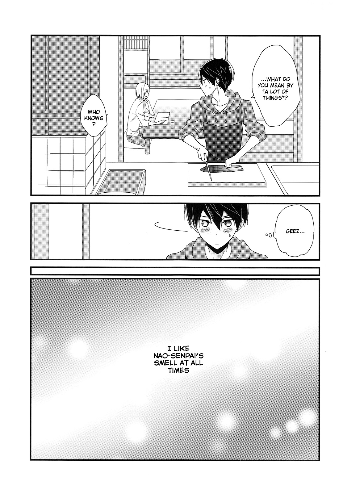 (Splash!Hi 2) [Honeycomb Ice Cream (Yuzuru)] Houfun no Rutsubo | Fragrance's Melting Pot (High☆Speed!) [English] [Holy Mackerel] page 6 full