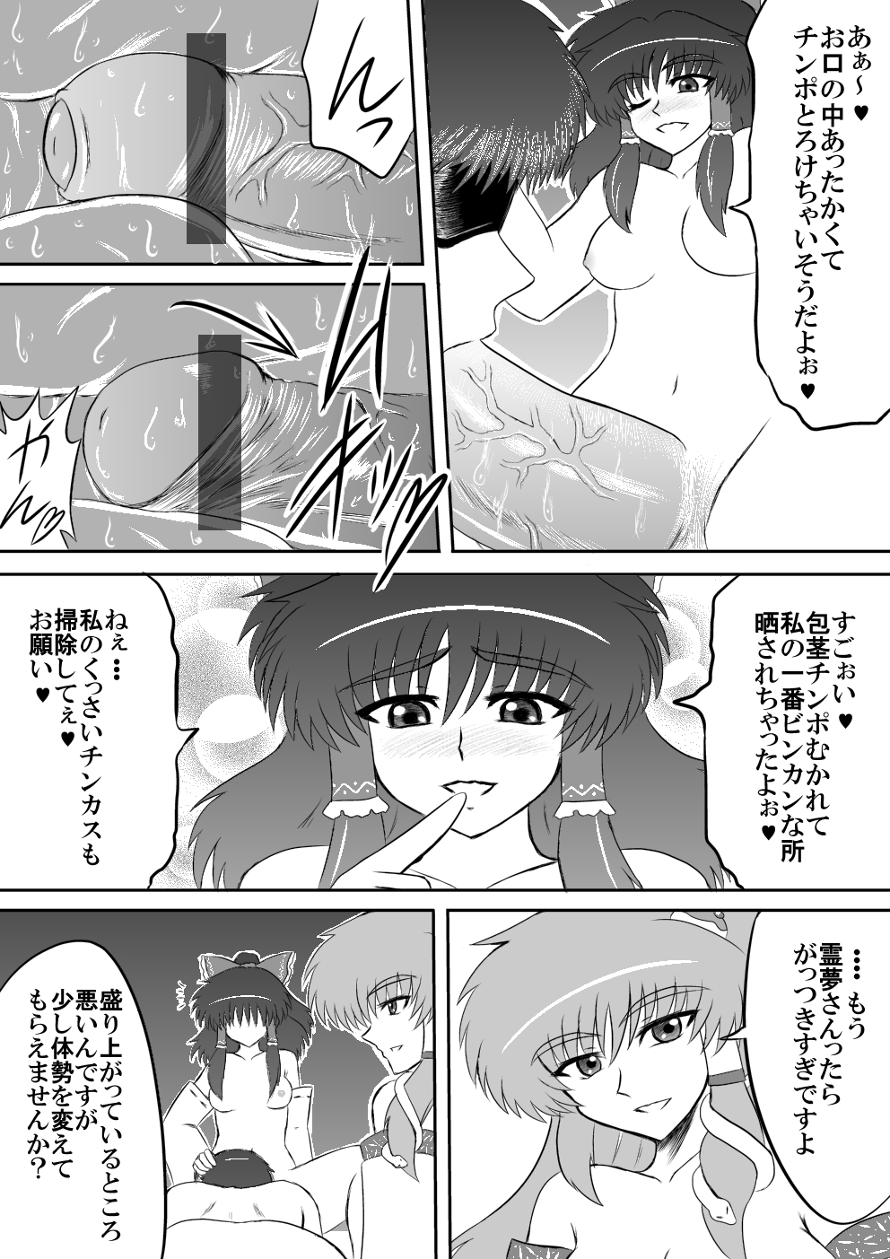 [Shirakawa Tomoaki] Futanari Furyou Miko Sen'you Seieki Benjo (Touhou Project) page 3 full