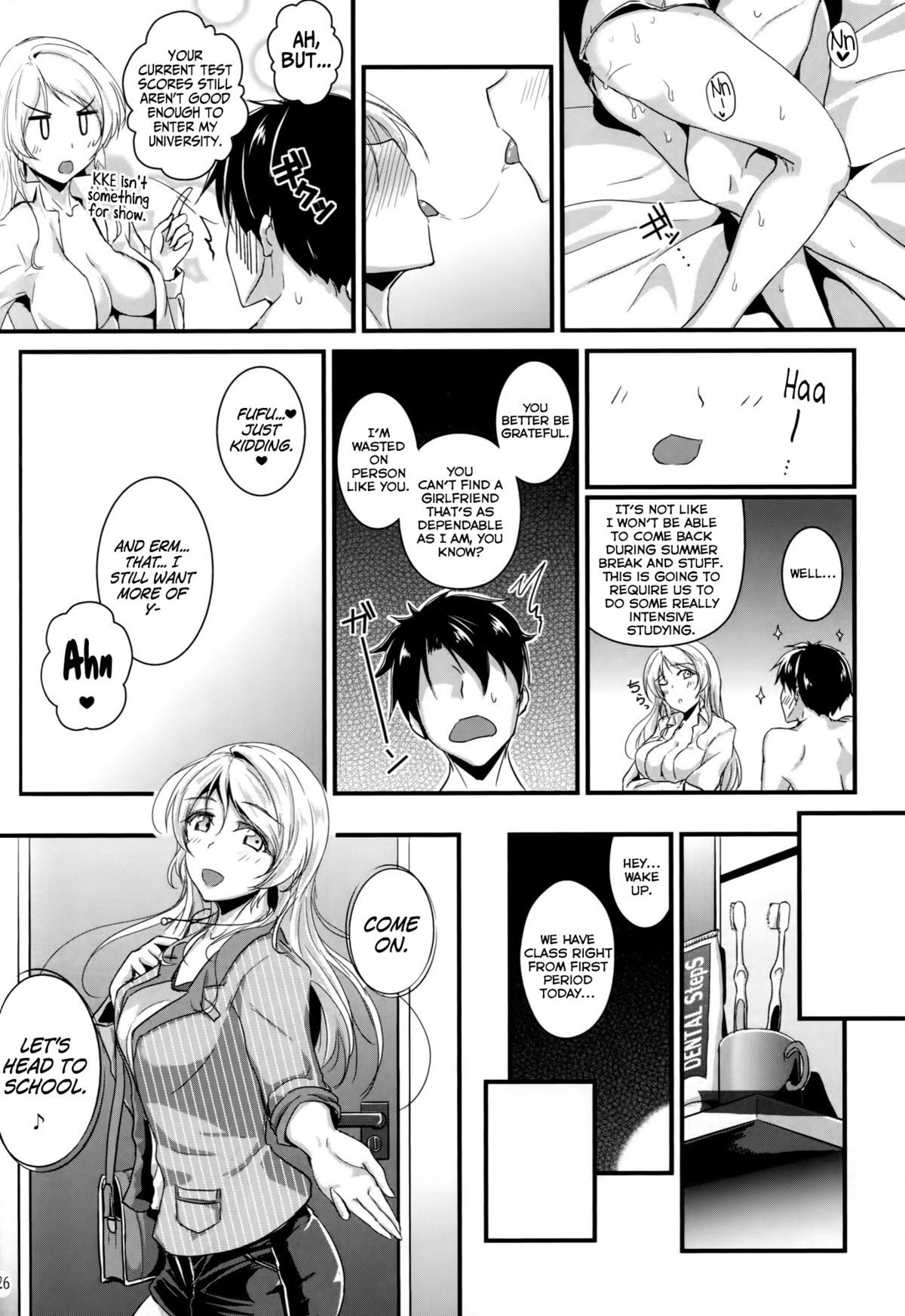 (C87) [Nuno no Ie (Moonlight)] Let's Study××× 5 (Love Live!) [English] [Facedesk] page 25 full