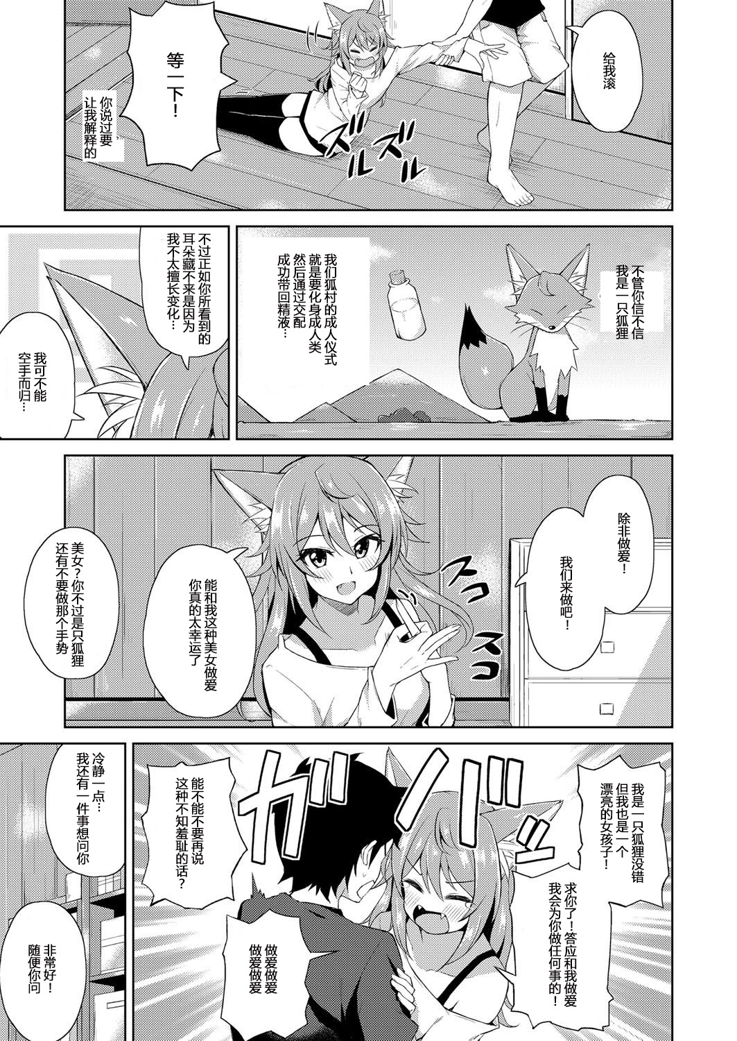 [Jino] Sweet Fox (COMIC ExE 09) [Chinese] [Mr.GUO个人汉化] [Digital] page 3 full