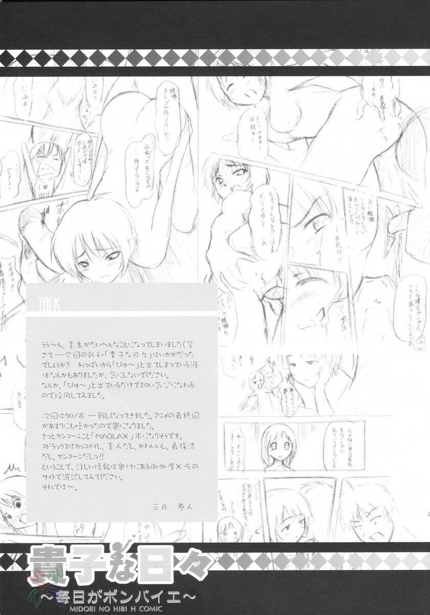 (C66) [OTOGIYA X-9 (Mizuki Haruto)] Takako na Hibi ~Mainichi ga Bonbaie~ (Midori no Hibi) [English] page 25 full