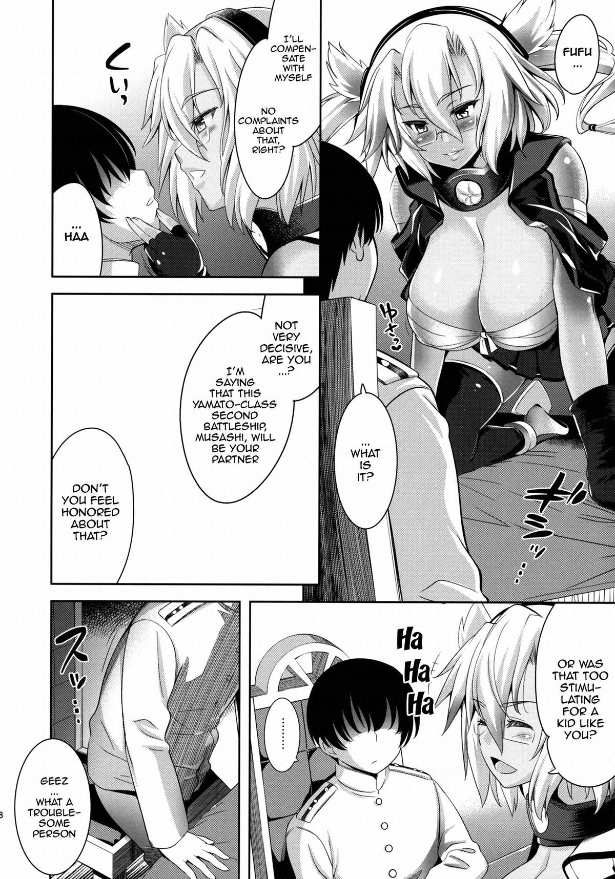 (C85) [Goromenz (Yasui Riosuke)] Mesuinu Senkan | Bitch Battleship (Kantai Collection) [English] {doujin-moe.us} page 5 full